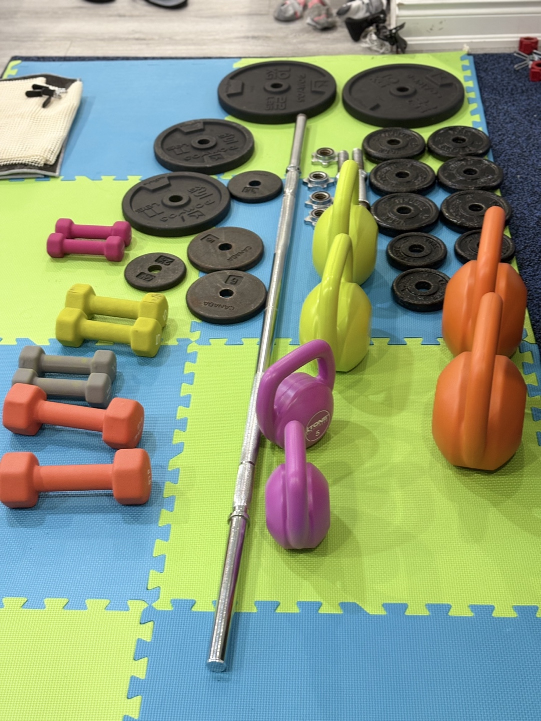 Home Gym Weight Set with Adjustable Bench - photo 5