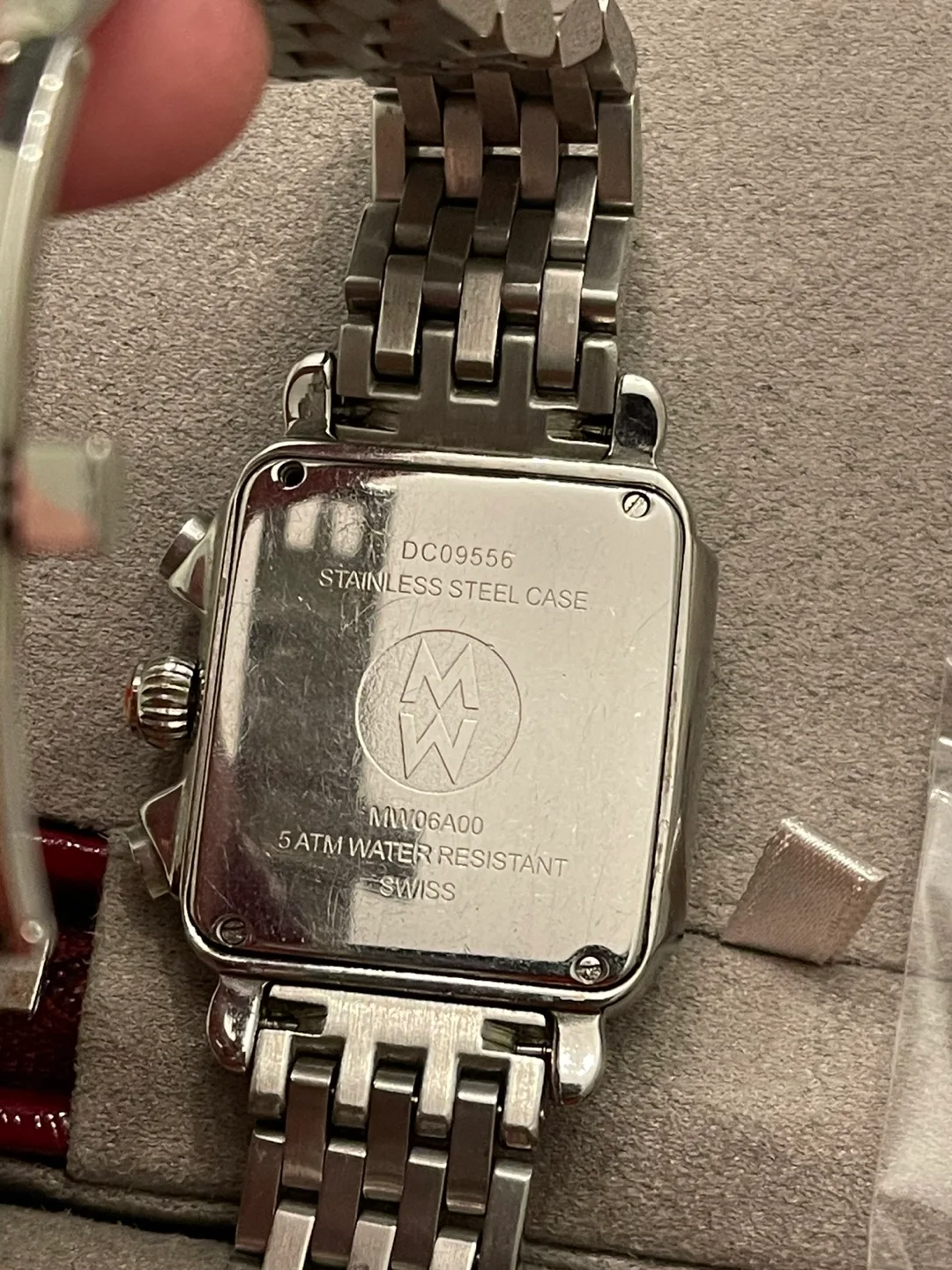 Michele Ladies Diamond Deco Watch with box, Swiss made! image indicator(6)