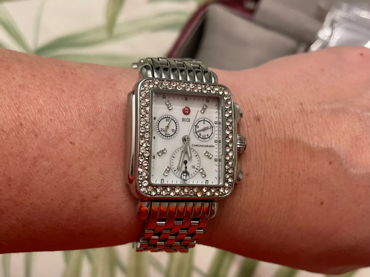 Michele Ladies Diamond Deco Watch with box, Swiss made! image indicator(10)