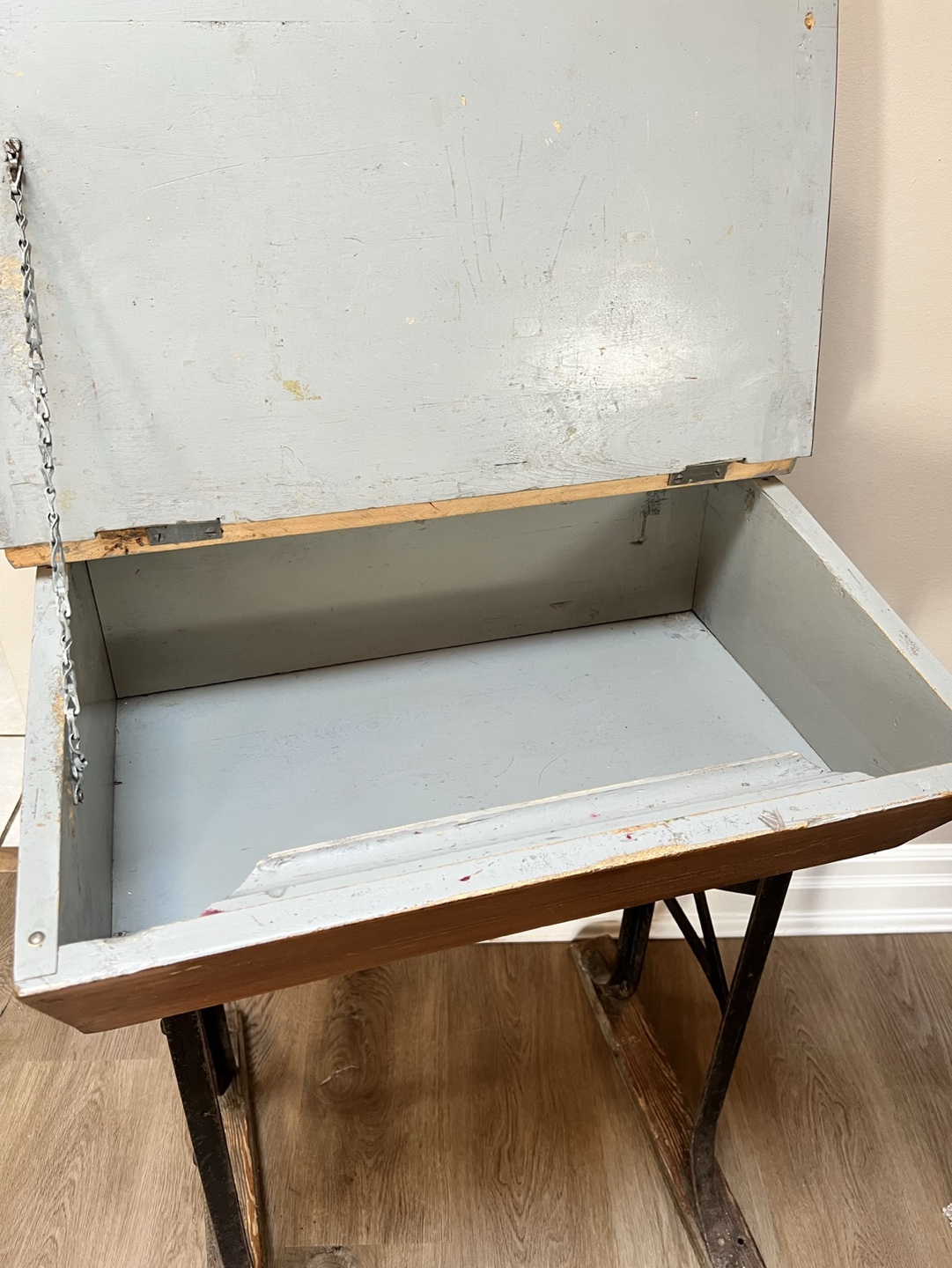 Vintage School Desk - photo 4