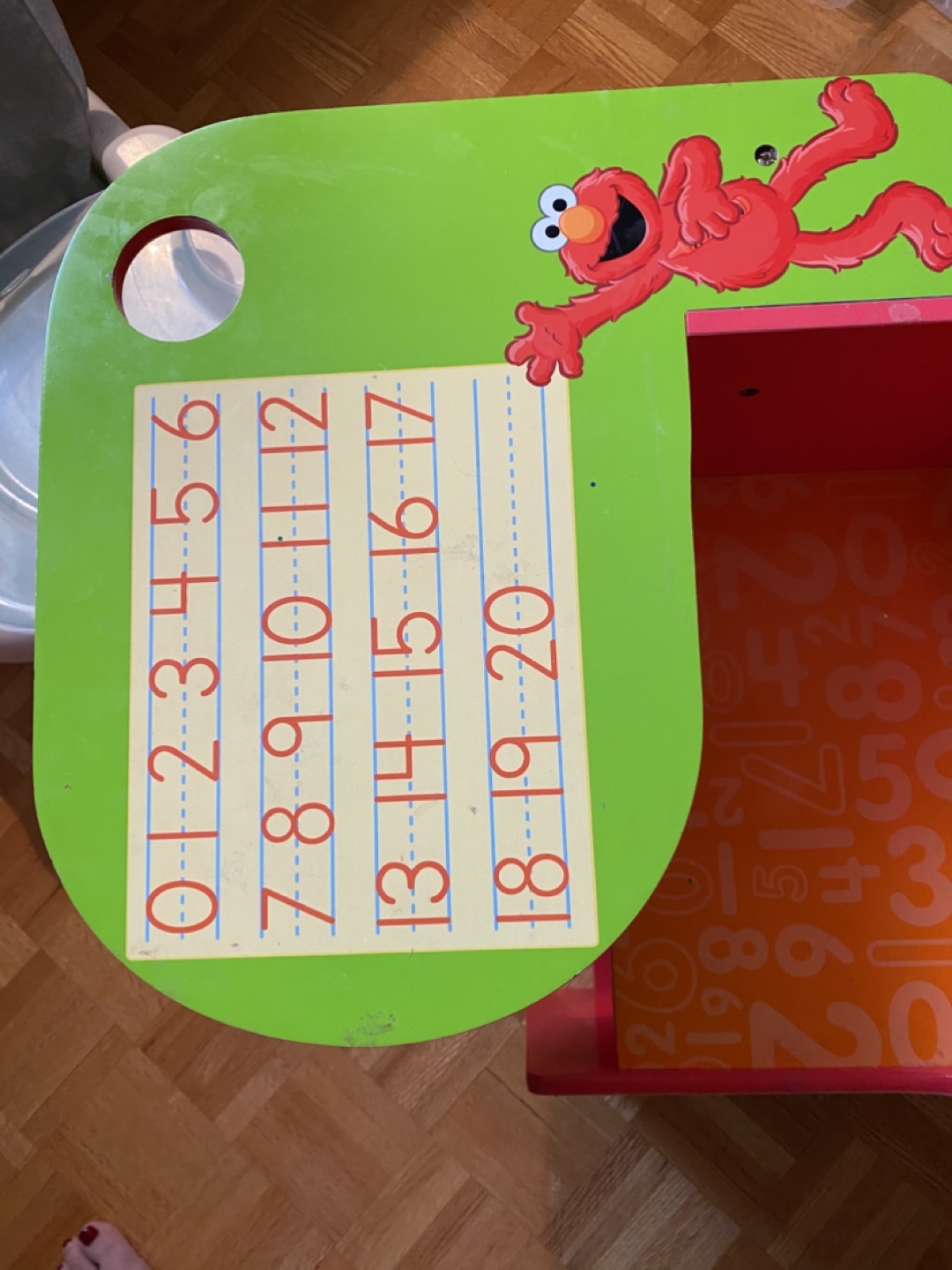 Sesame Street Elmo Kids Wooden Desk and Chair Set