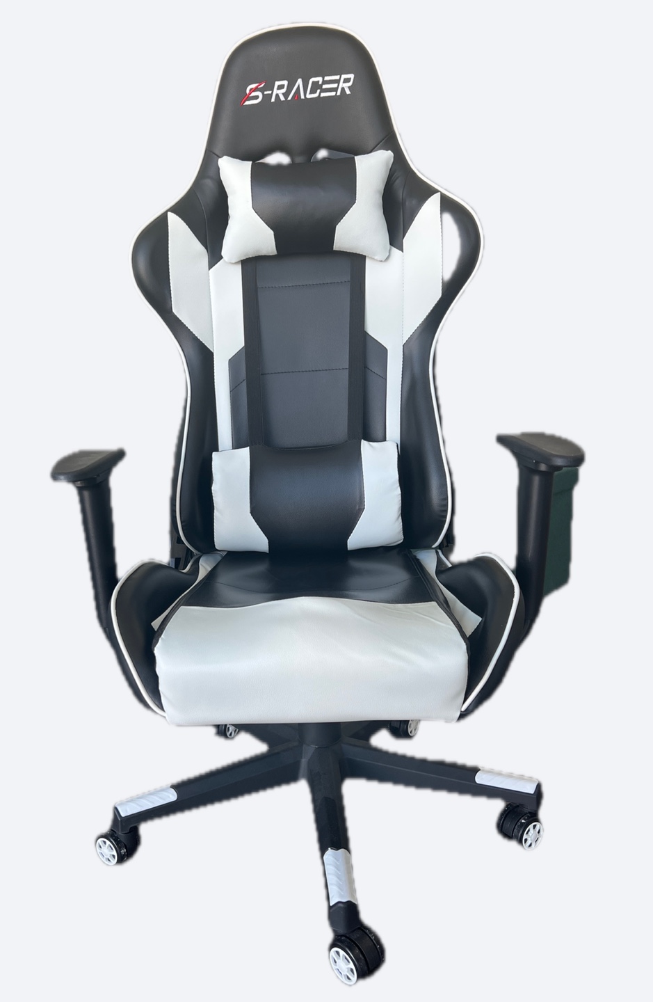 S-Racer Gaming Chair - Black and White