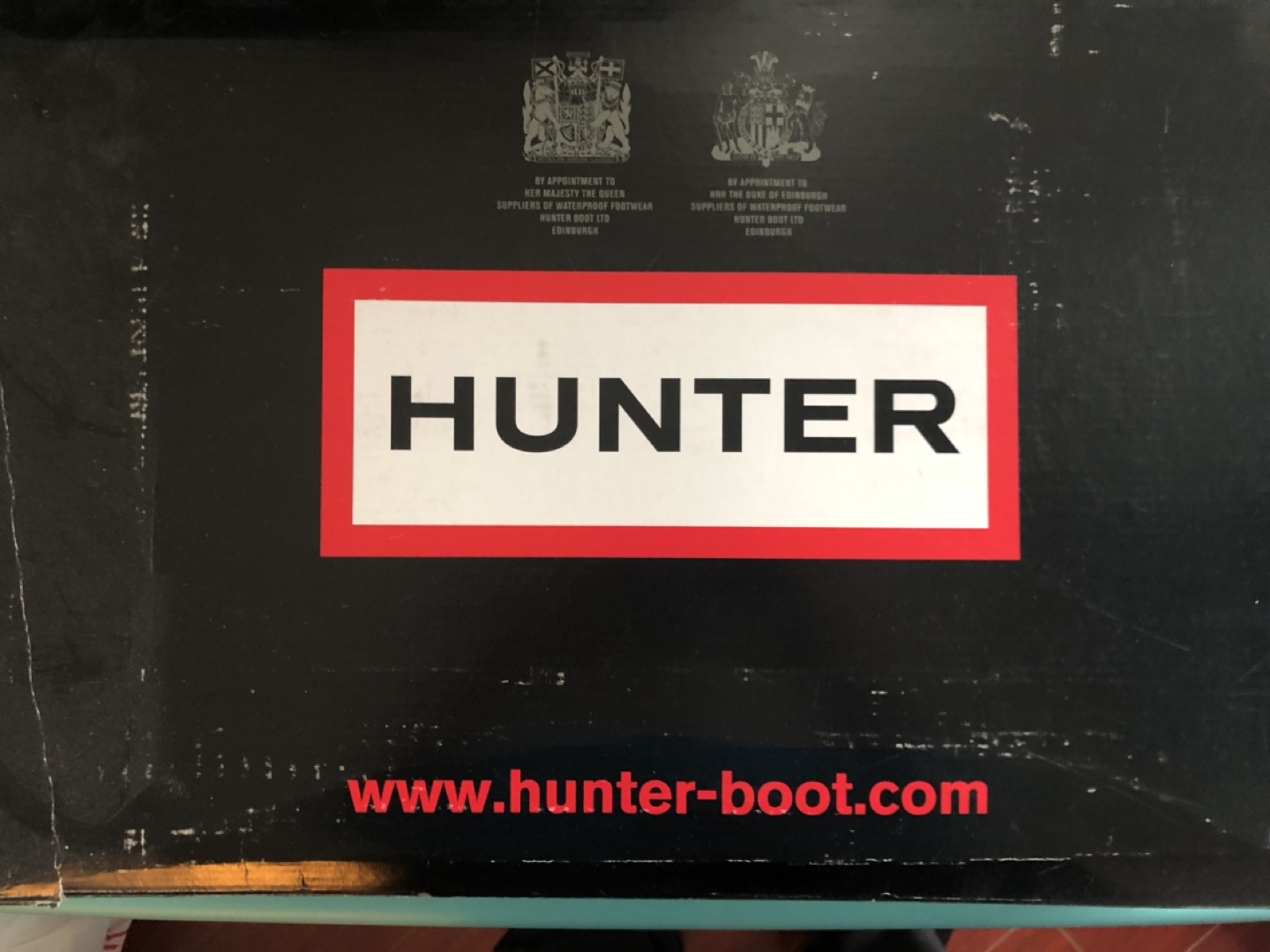 Hunter Original Tall Rain Boots - Navy - Women's Size 8
