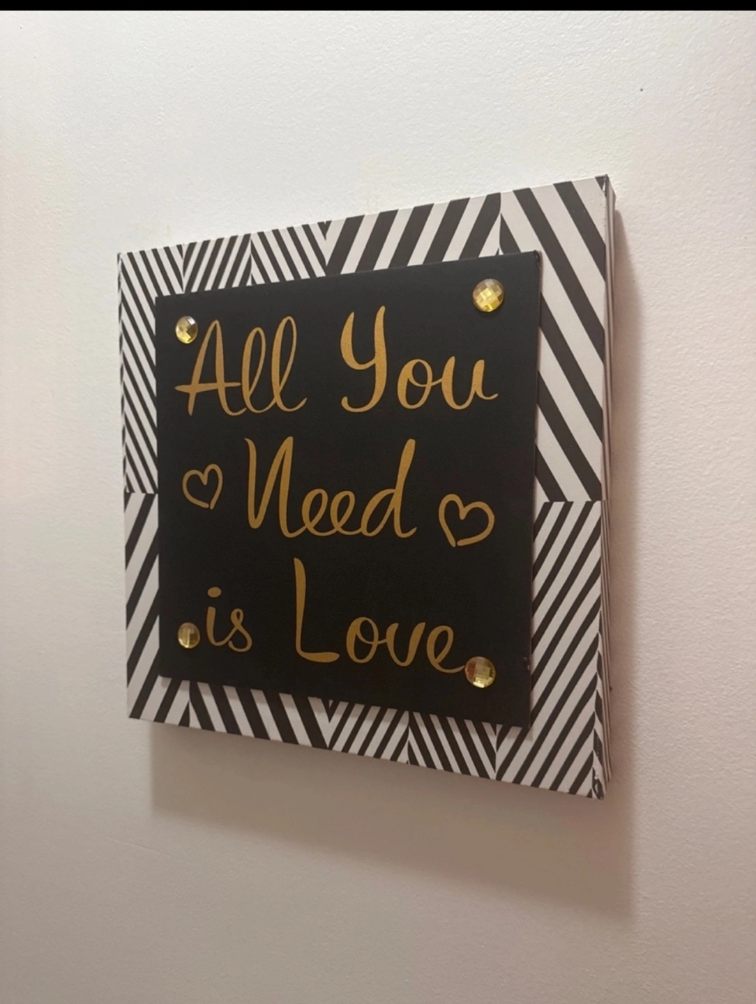 #freecycle All You Need is Love Decor