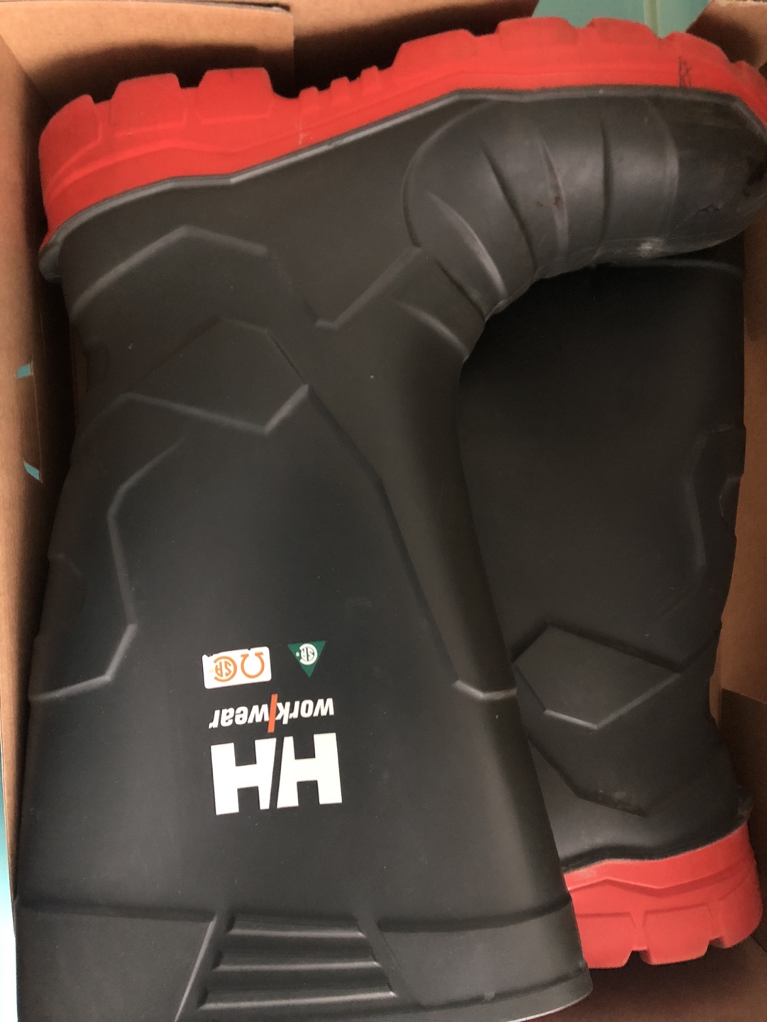 HH Workwear Steel Toe & Plate Rubber Boots - Size 14 - photo 3