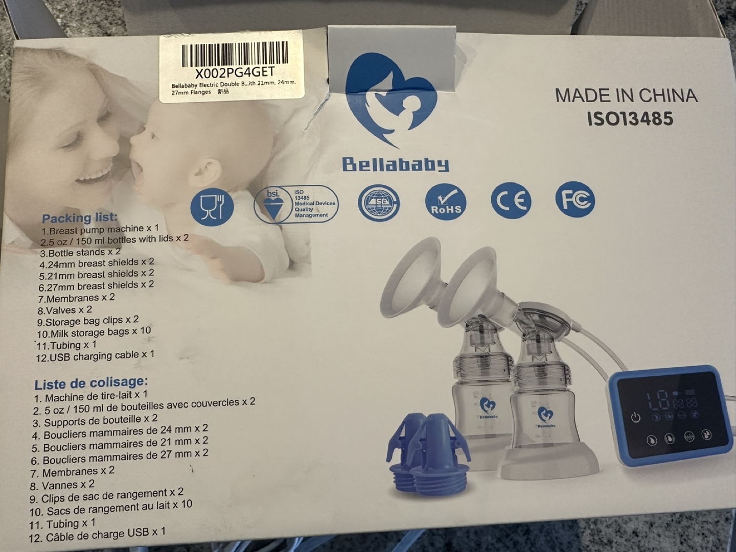 Bellababy Electric Breast Pump - photo 3