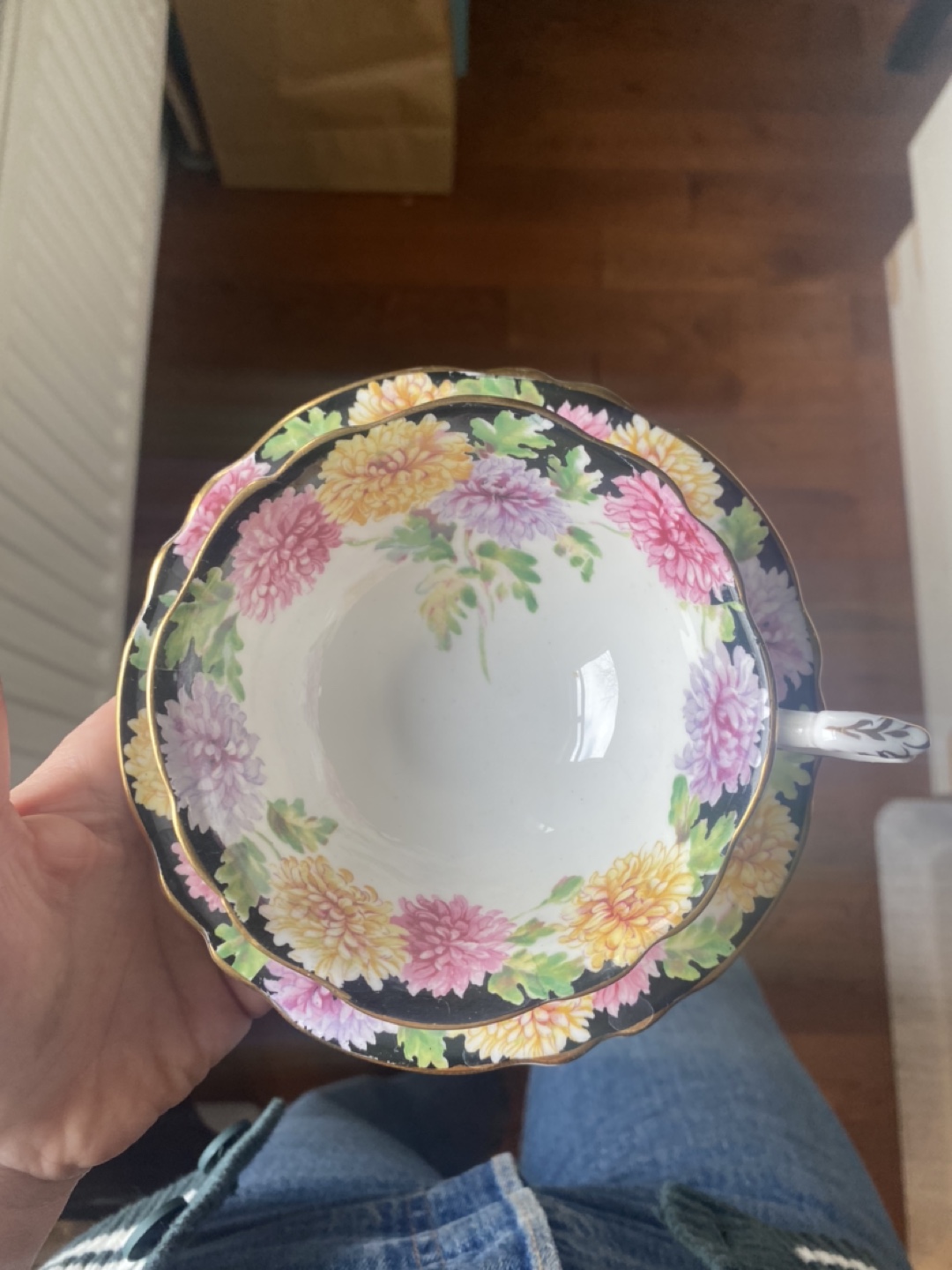 Vintage Royal Albert Chrysanthemum Teacup and Saucer - photo 4