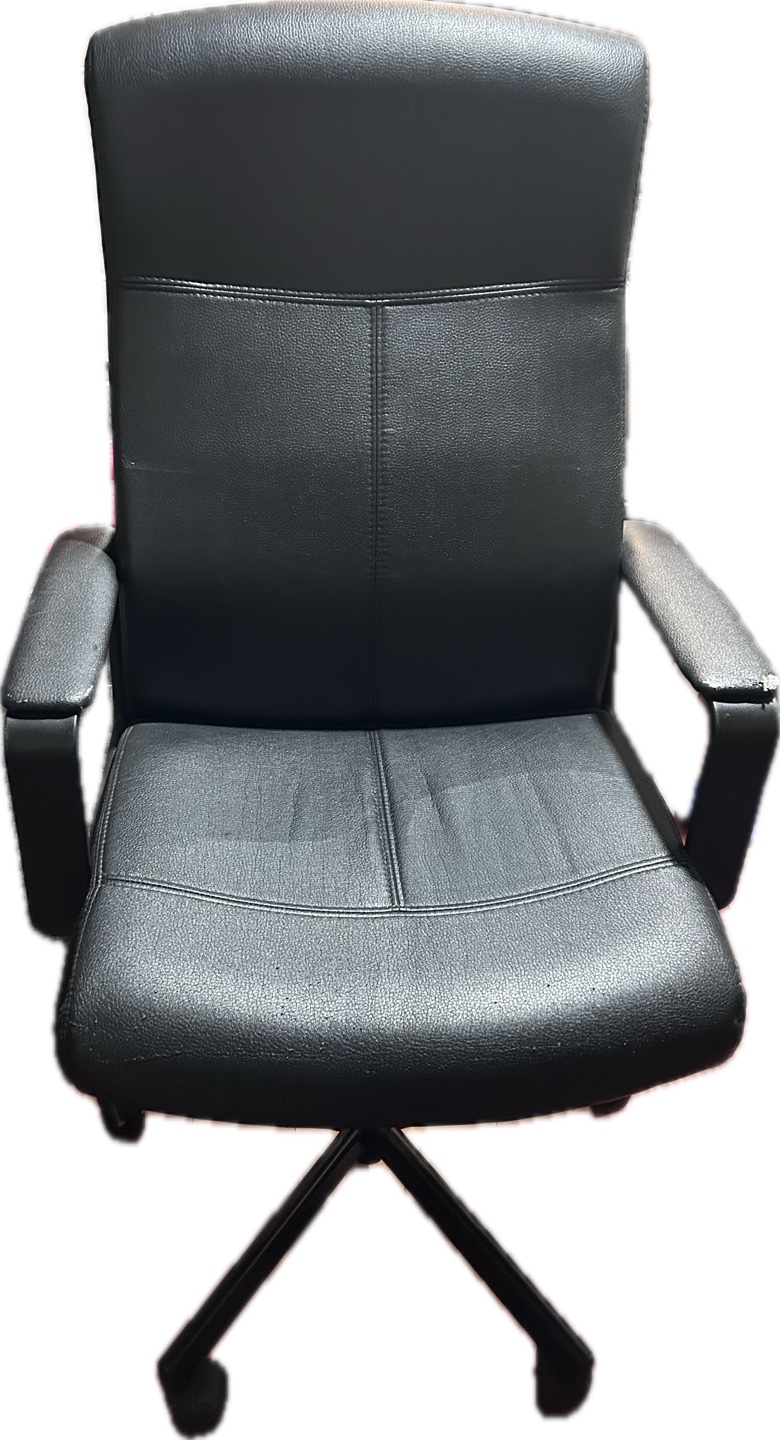 Black Leather Office Chair