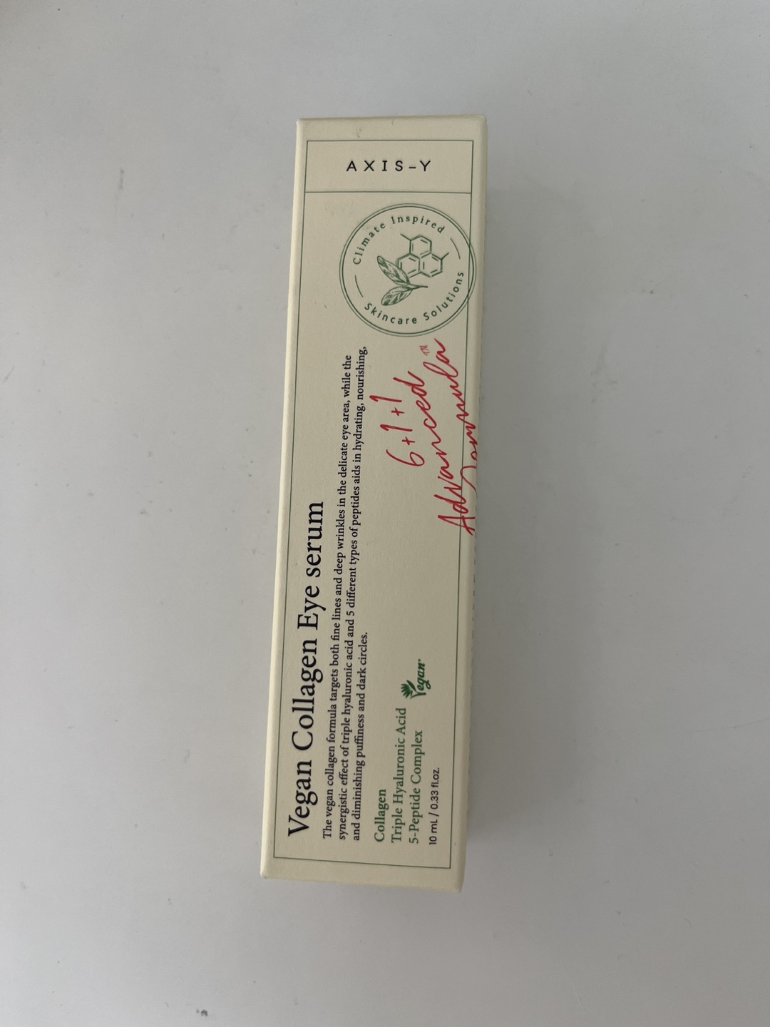 Brand new Axis-y vegan collagen eye serum