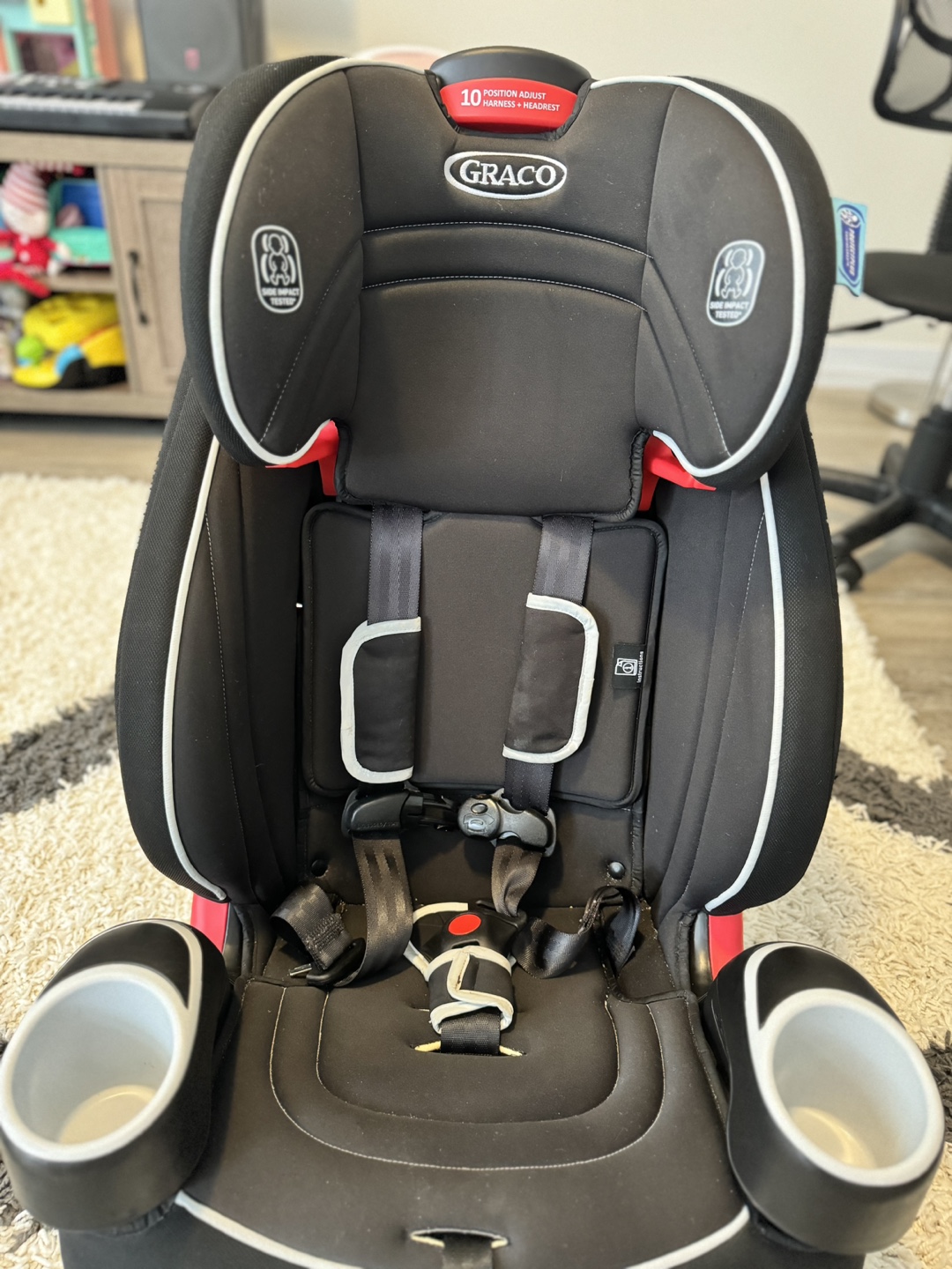 Graco 10-Position Adjust Harness Booster Car Seat - photo 3