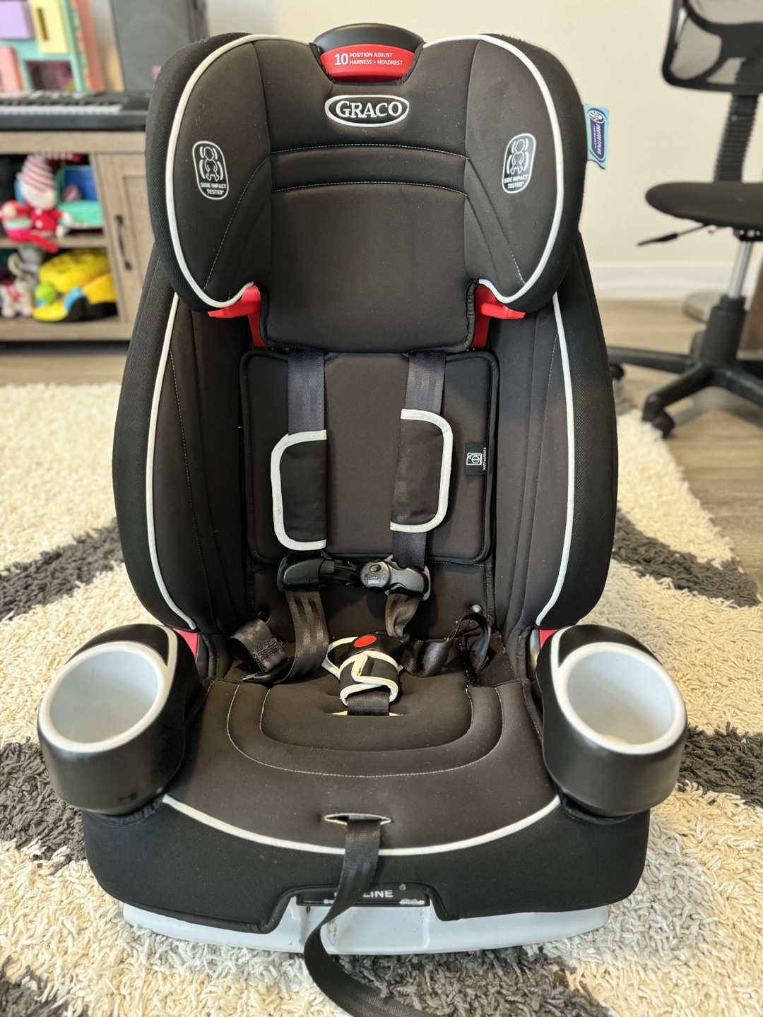 Graco 10-Position Adjust Harness Booster Car Seat