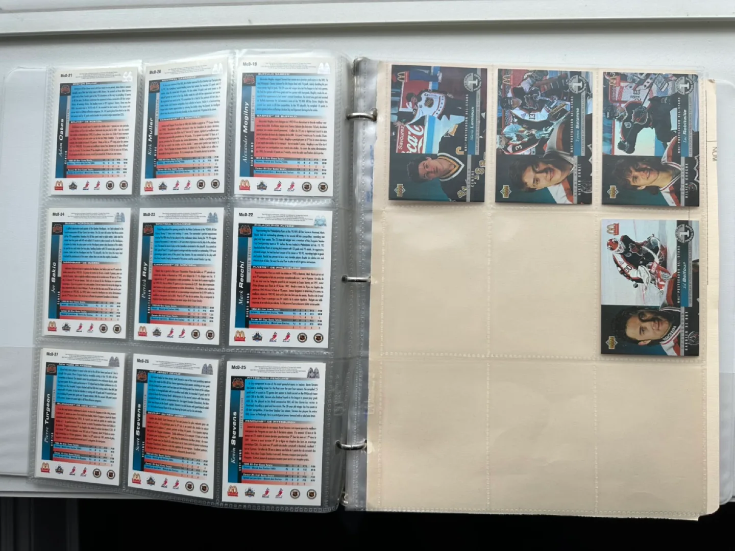 1990s McDonald’s Upper Deck hockey cards image indicator(4)