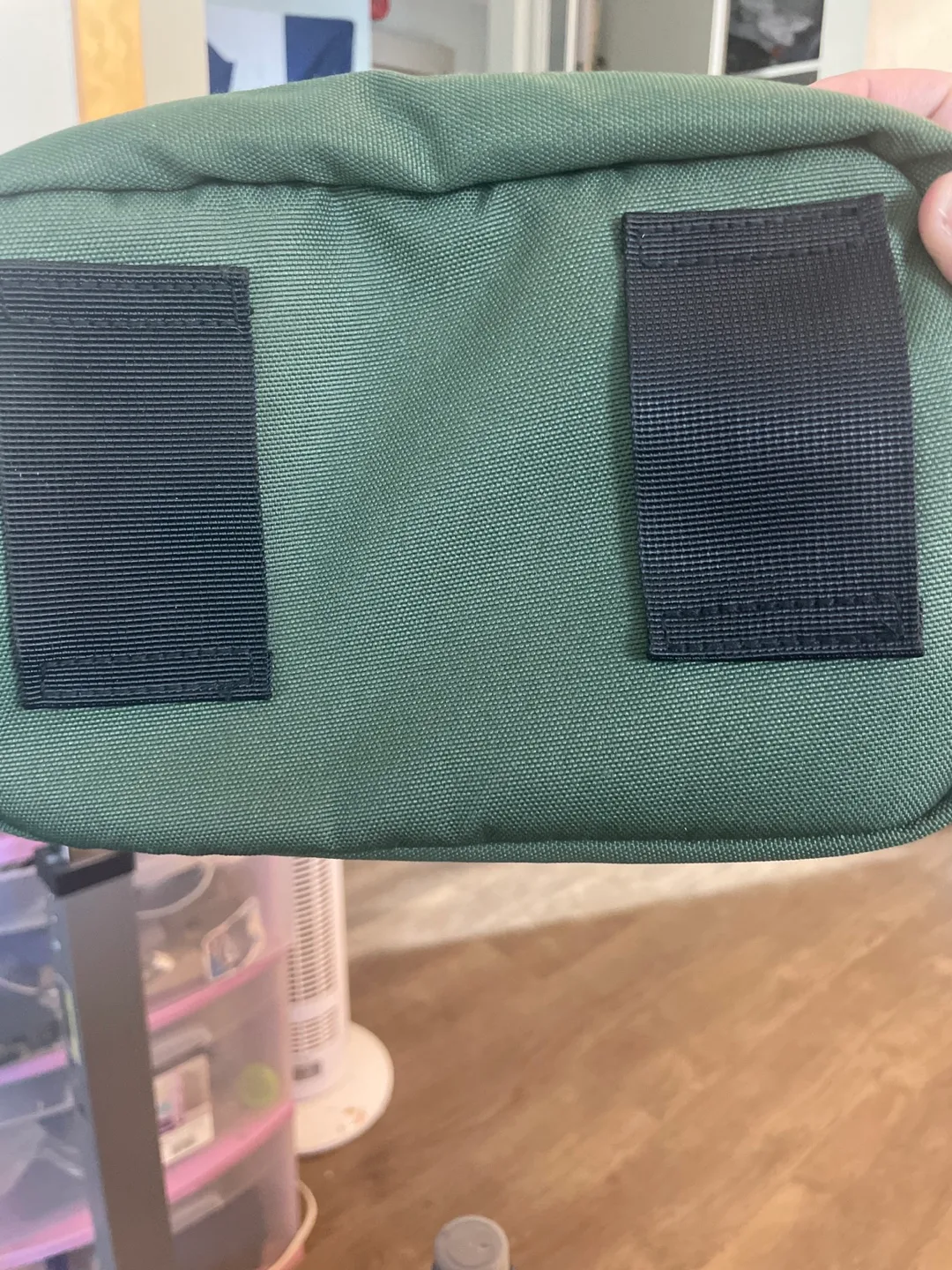 A-MODE Olive Green Canvas  Bag image indicator(2)