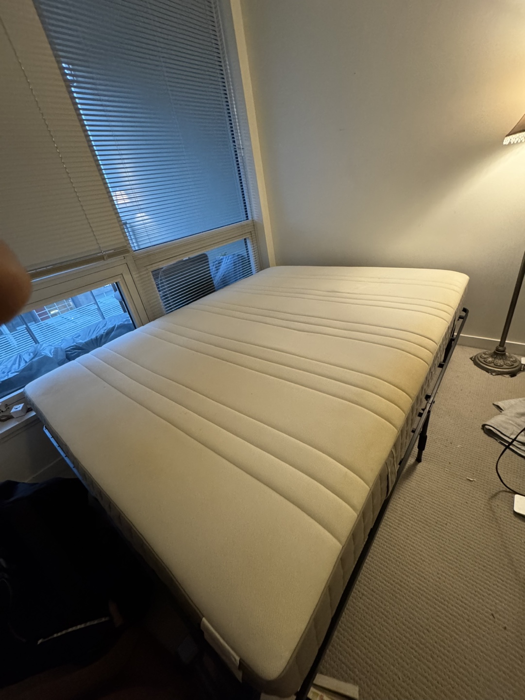 IKEA HAUGESUND Queen Mattress and Zinus Foundation - photo 2