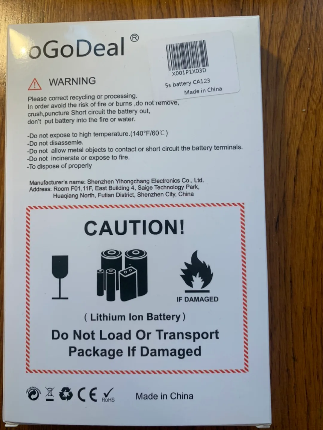 Unopened battery replacement kit for iPhone image indicator(3)