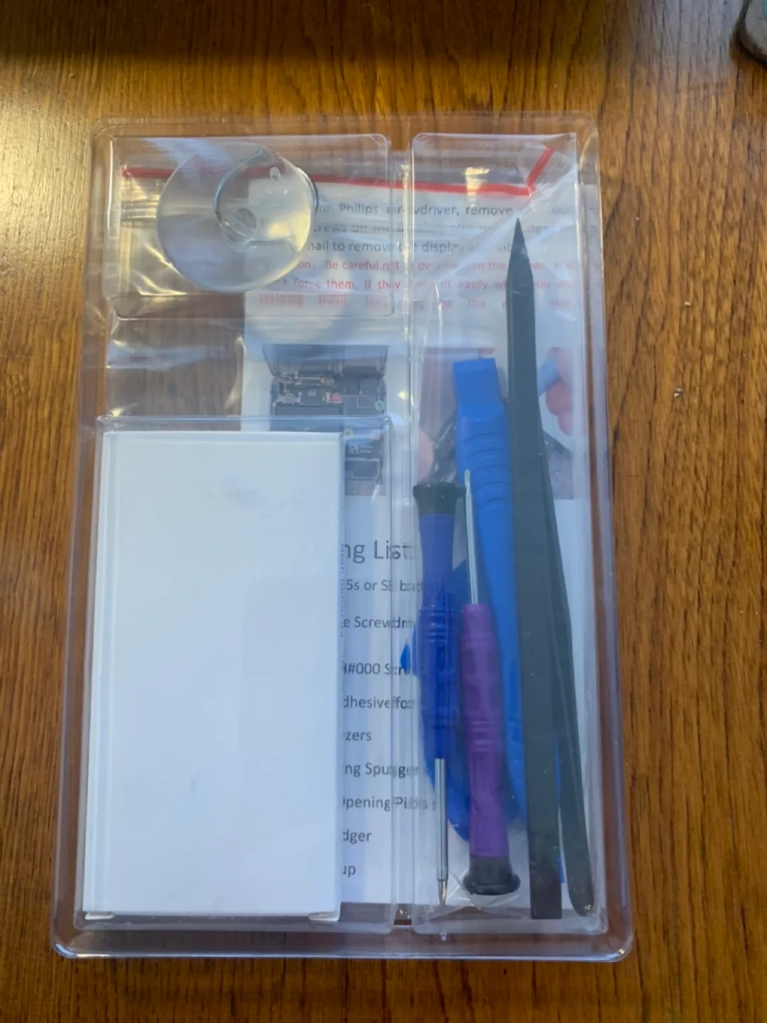 Unopened battery replacement kit for iPhone image indicator(5)