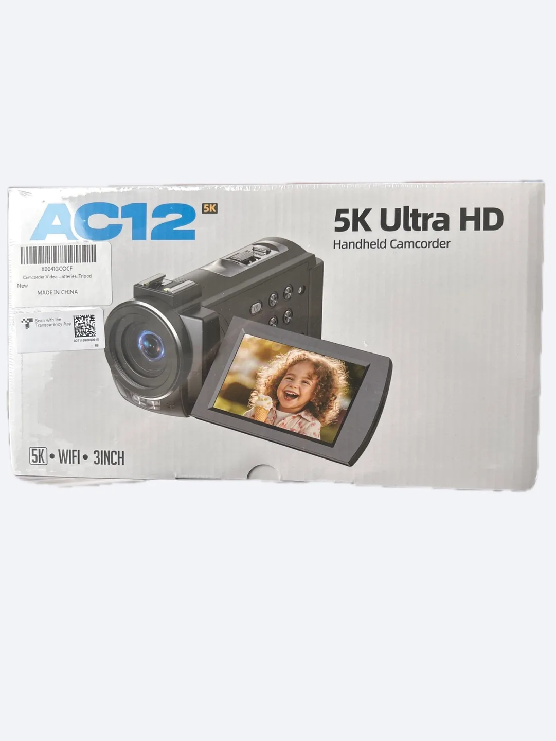 AC12 5K Ultra HD Handheld Camcorder - Brand New in Box image indicator(5)