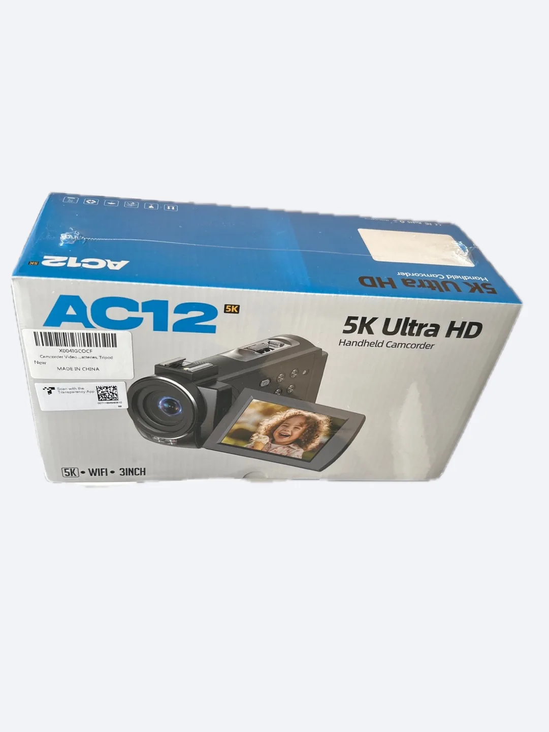 AC12 5K Ultra HD Handheld Camcorder - Brand New in Box image indicator(6)