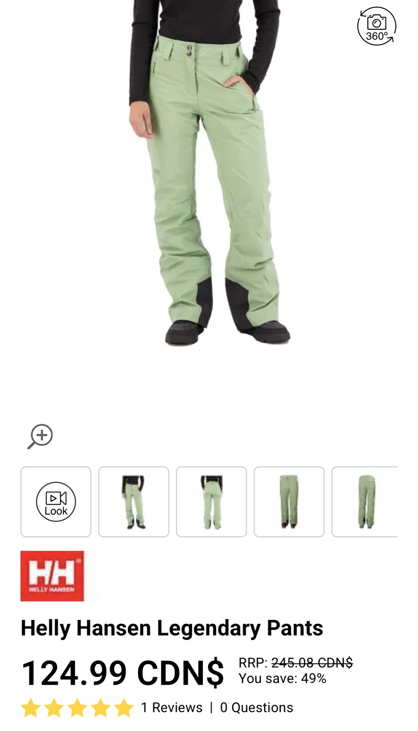 Women's Helly Hansen Legendary Snow Pants - Size Small - photo 5