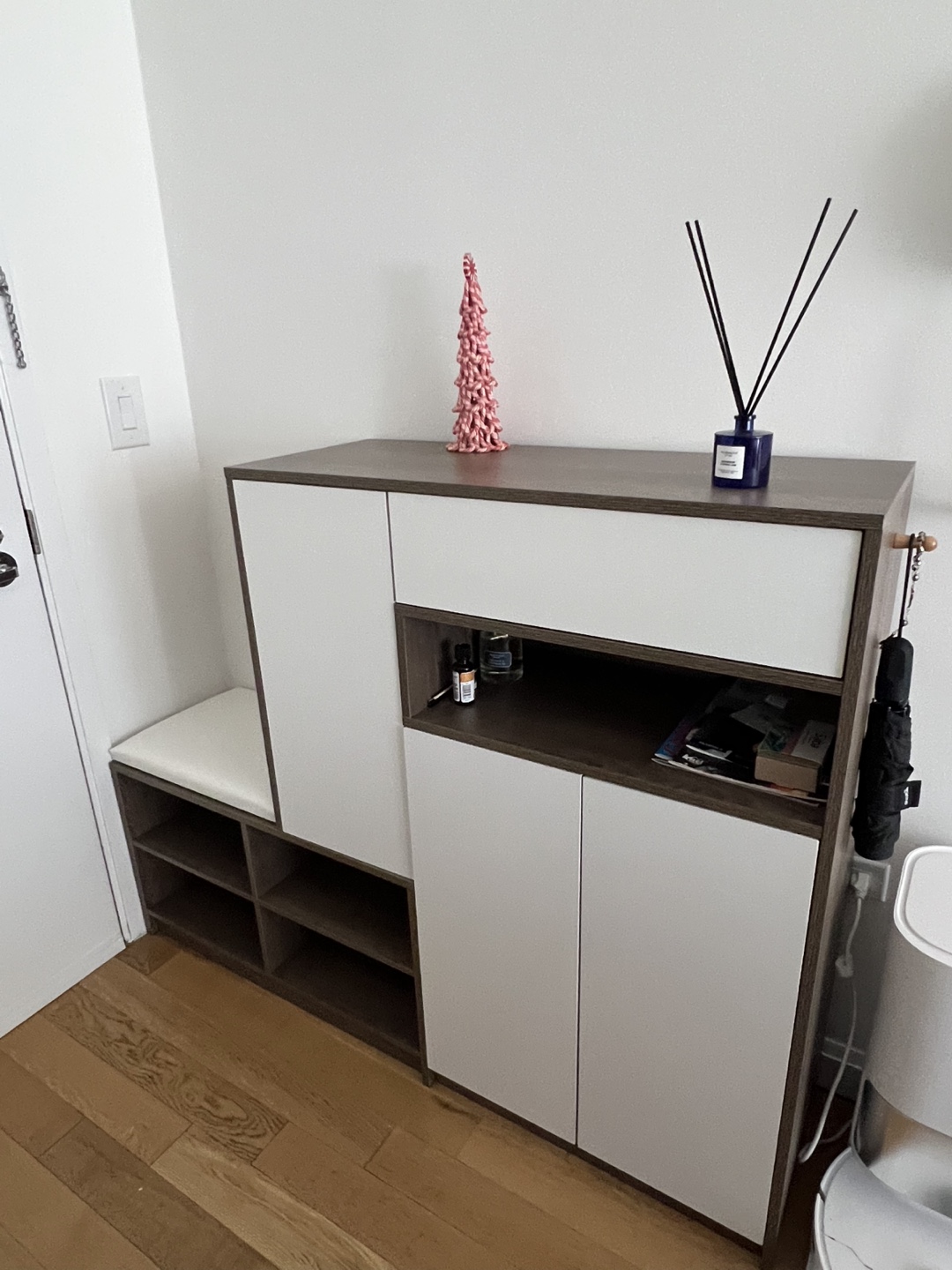 Modern Shoe Cabinet with Bench - photo 5