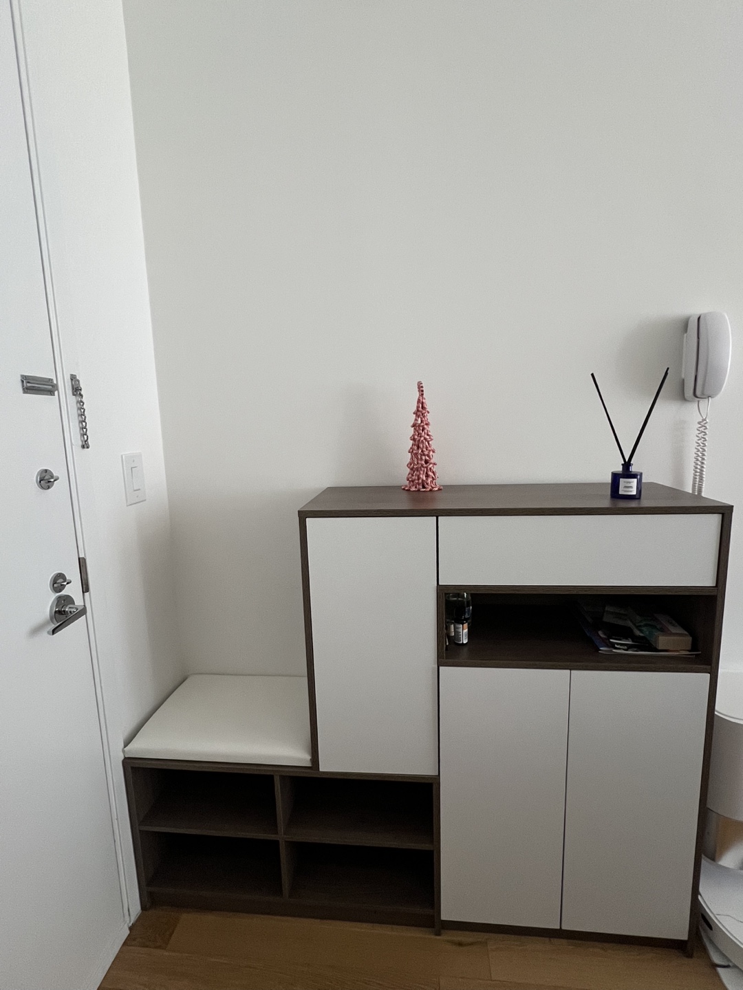 Modern Shoe Cabinet with Bench