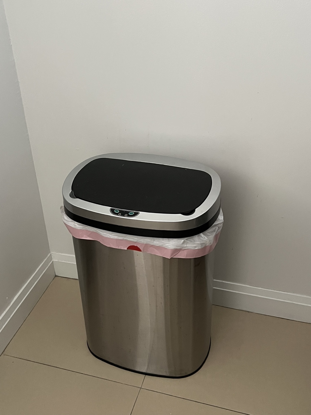 Stainless Steel Automatic Sensor Trash Can - photo 2