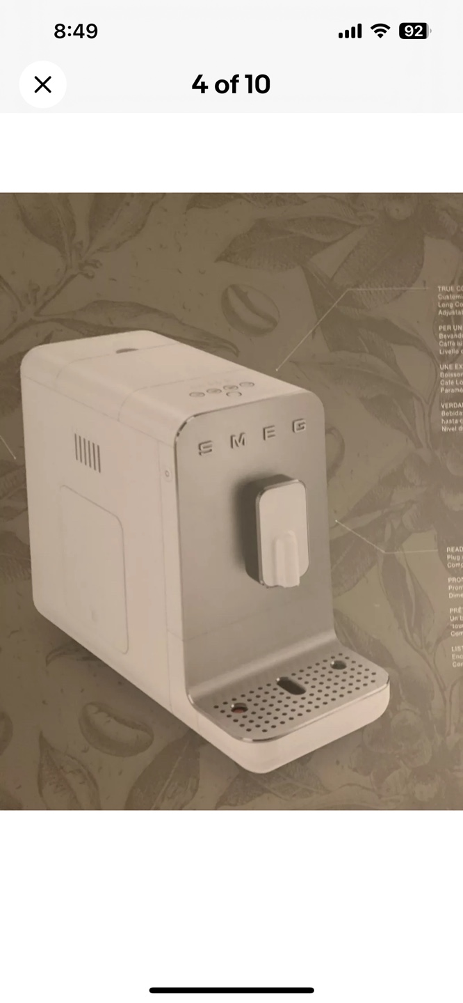 Smeg Fully Automatic Taupe Coffee Machine New With Box - photo 4