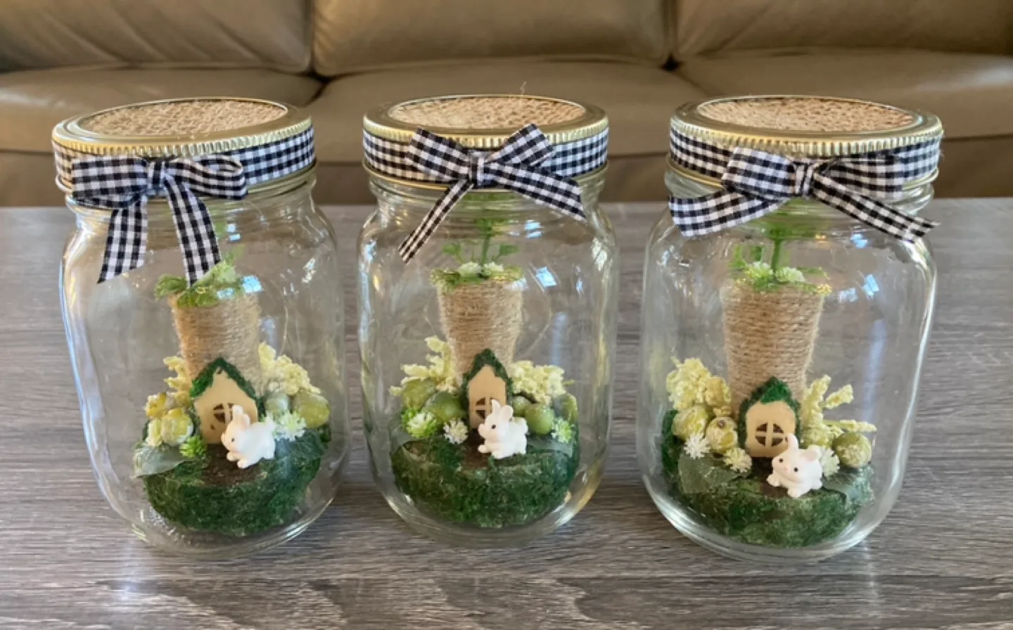 Set of 3 Easter themed bunny diorama’s. Stouffville pickup thumbnail