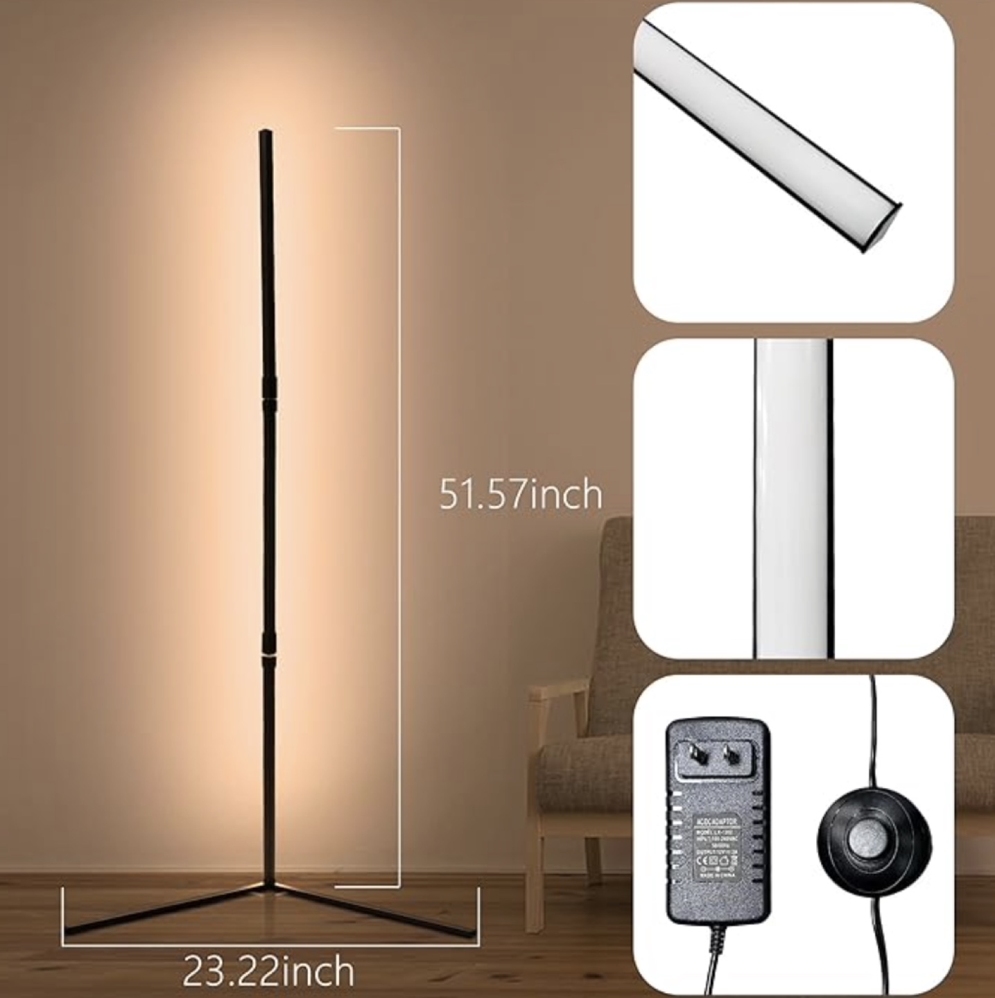 Modern Corner Floor Lamp