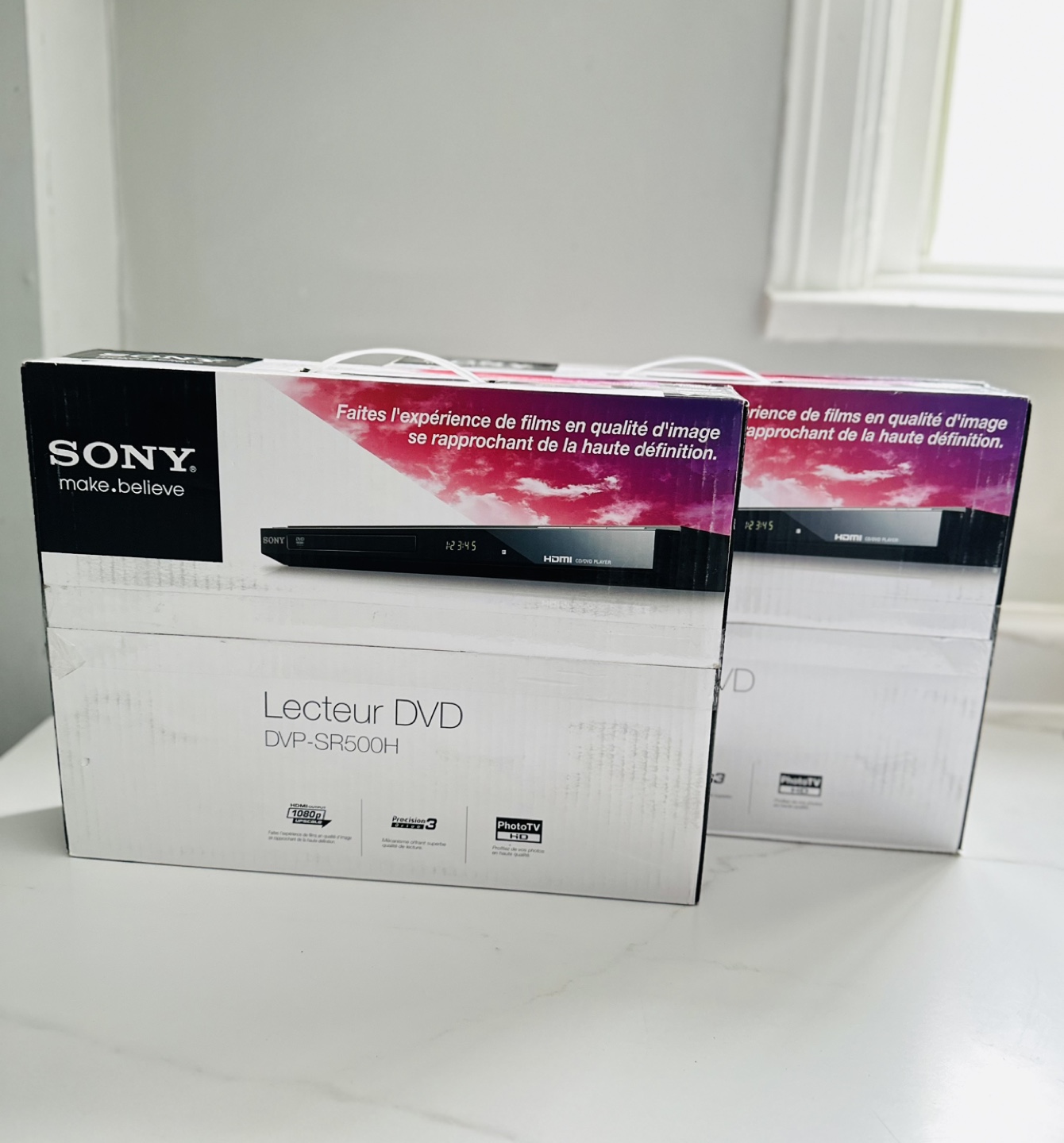 Two New Sony DVD Players - DVP-SR500H