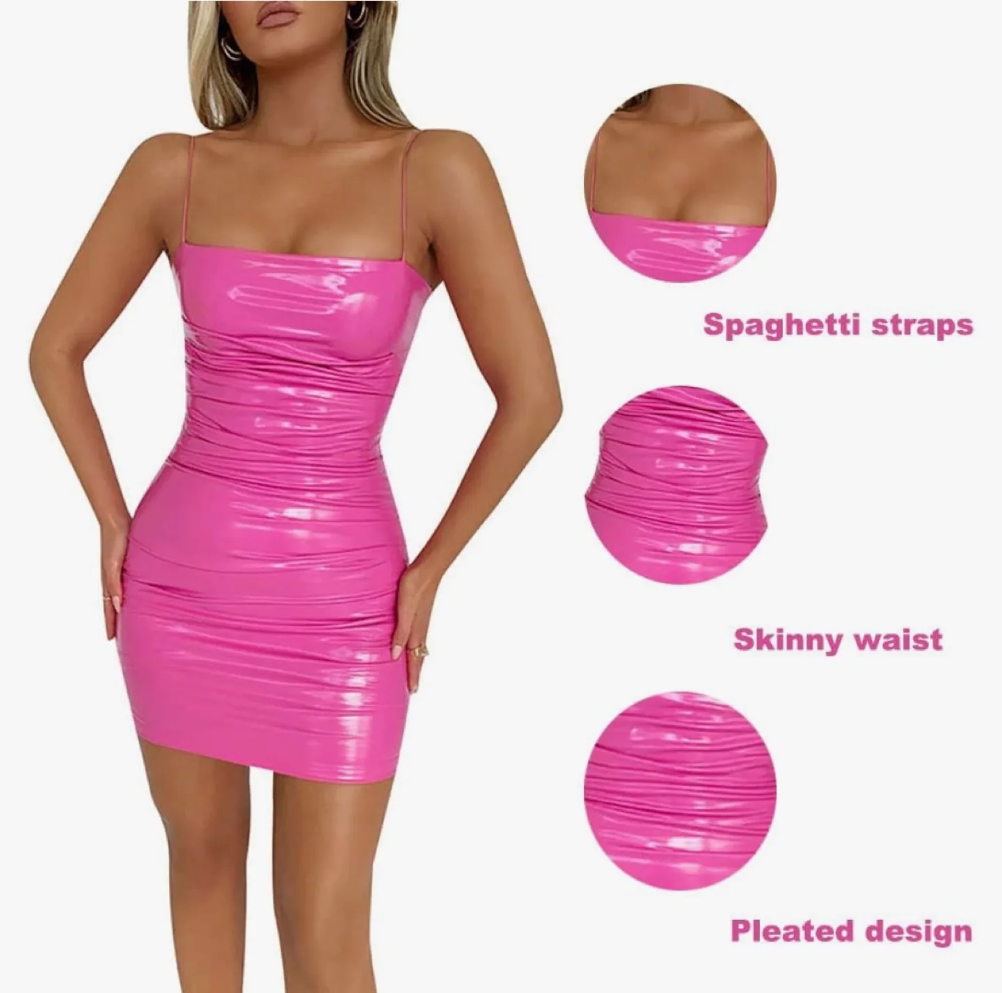 Hot Pink Mini Dress image indicator(6)