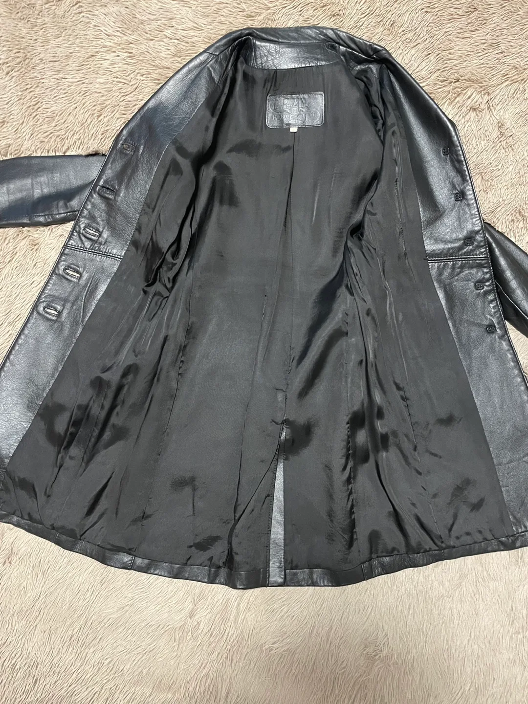 Women’s Leather Coat Size 0 image indicator(4)