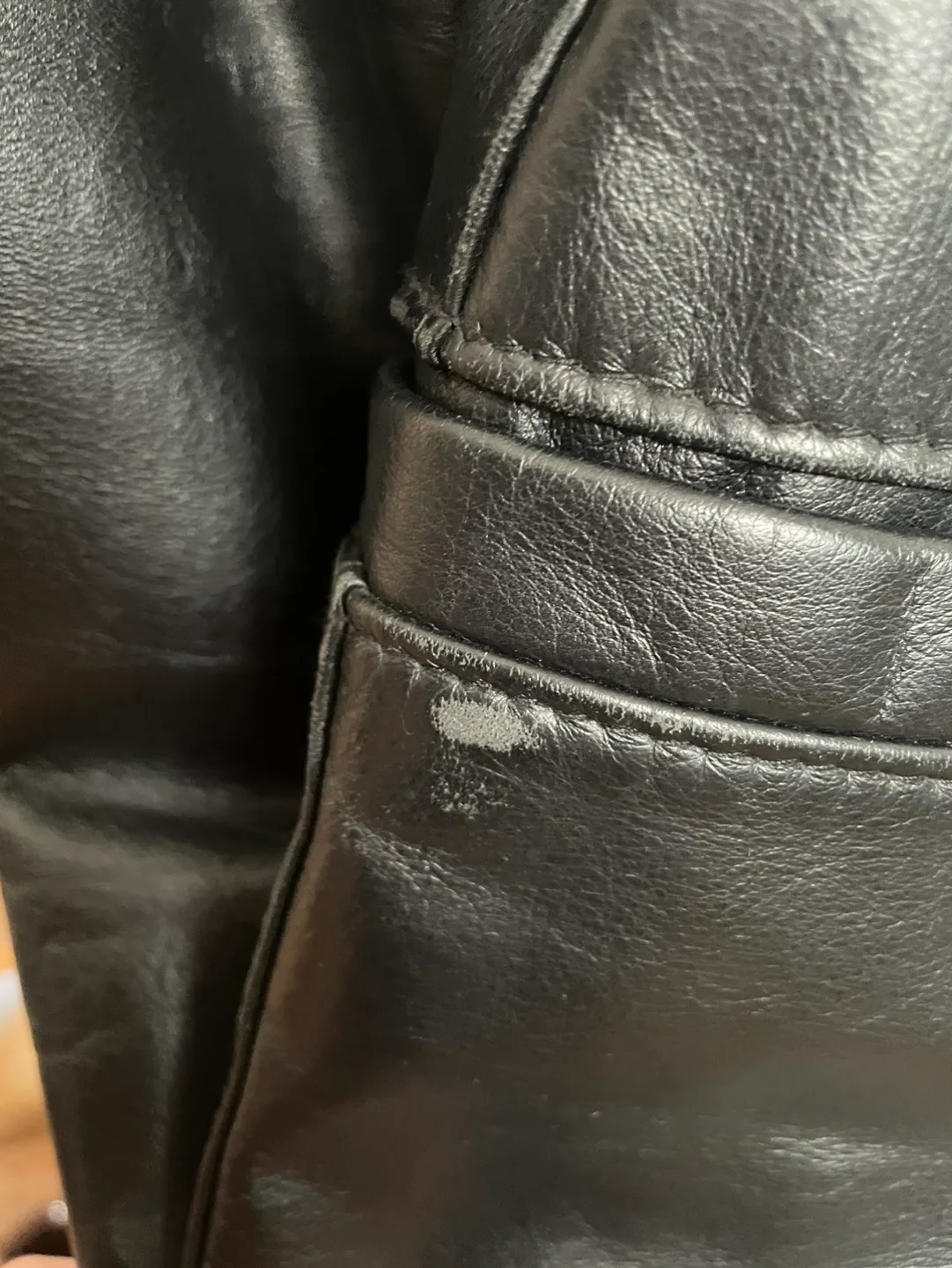 Women’s Leather Coat Size 0 image indicator(5)