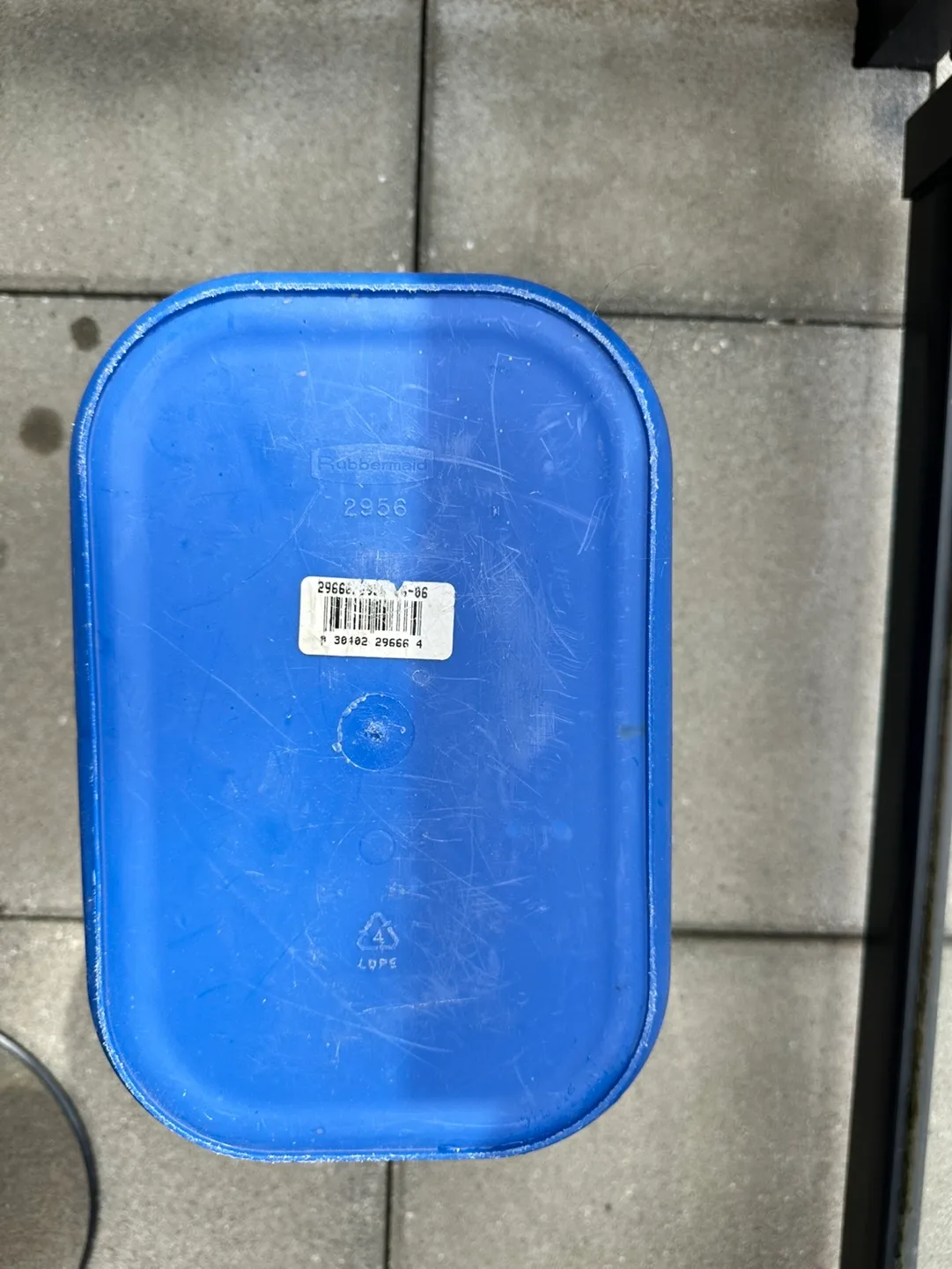 Rubbermaid 2958 Blue Recycling Bin image indicator(6)