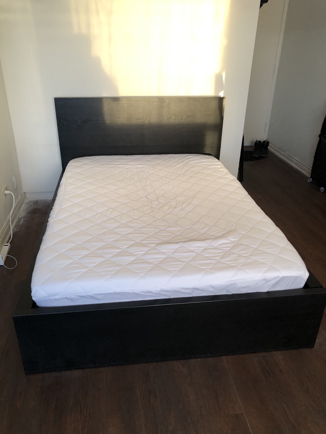 IKEA MALM Black-Brown Full size Bed Frame