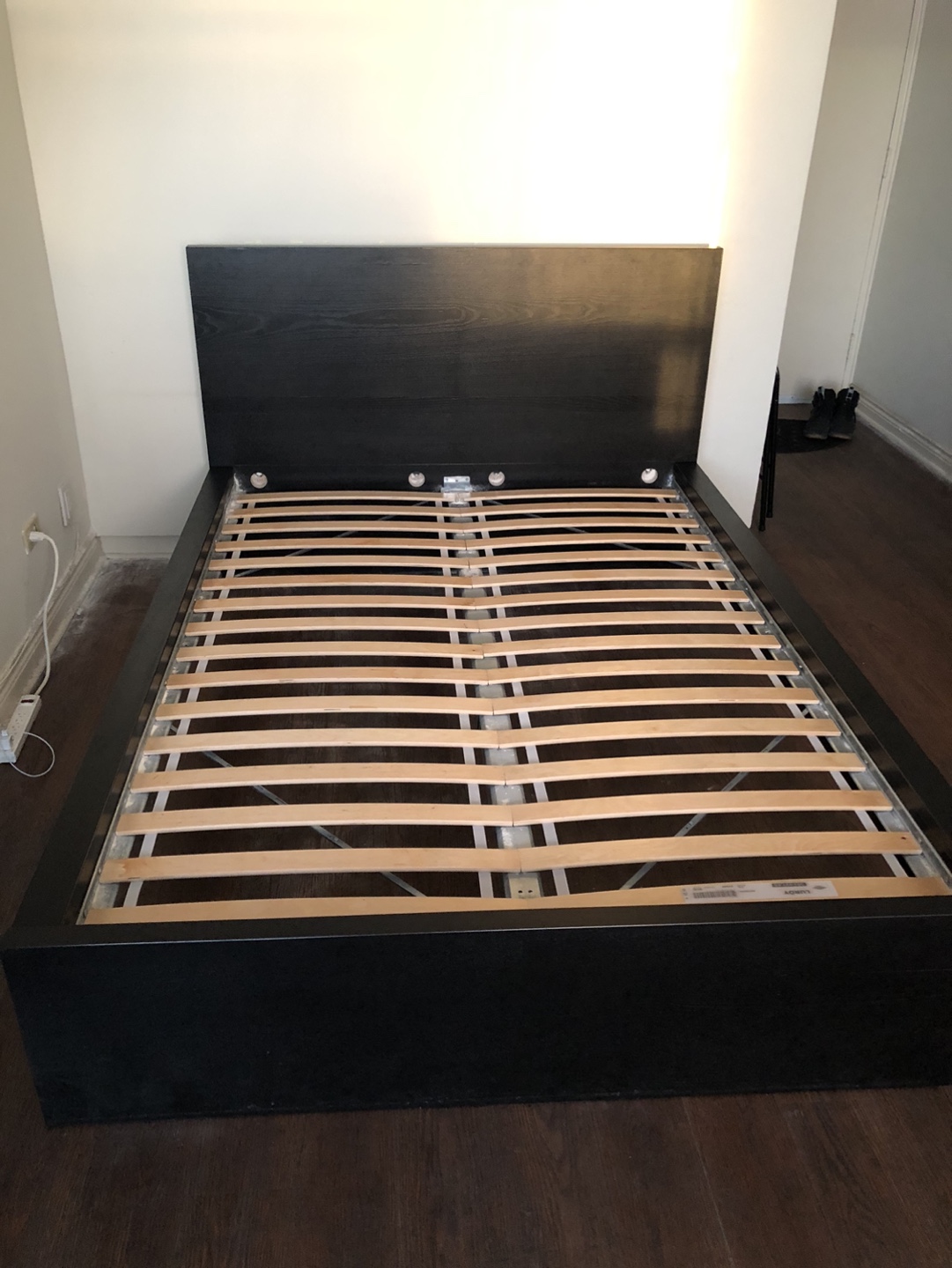 IKEA MALM Black-Brown Full size Bed Frame - photo 2