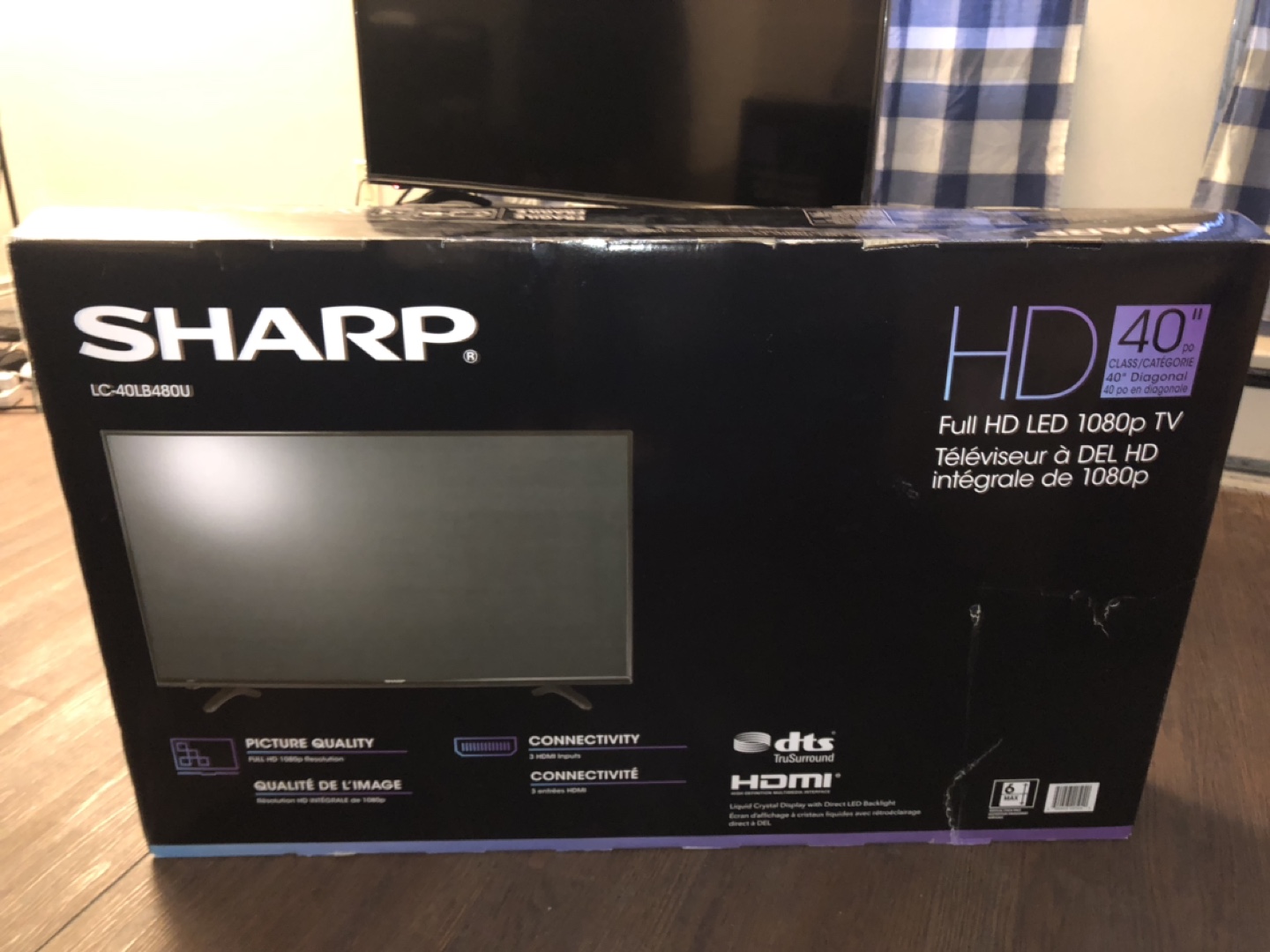 Sharp 40" Full HD LED 1080p TV - LC-40LB480U