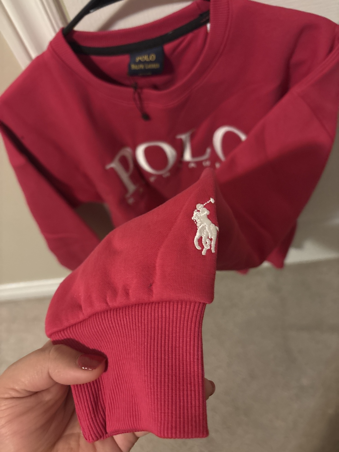 Polo Ralph Lauren pink Crewneck Sweatshirt - photo 2