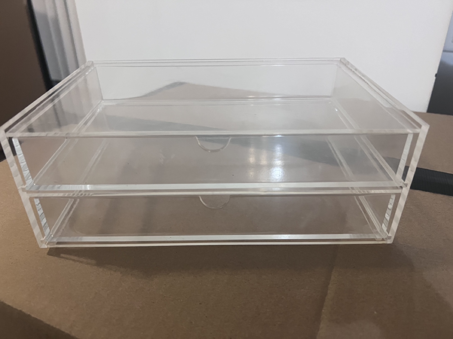 MUJI Clear Acrylic 2-Drawer Organizer