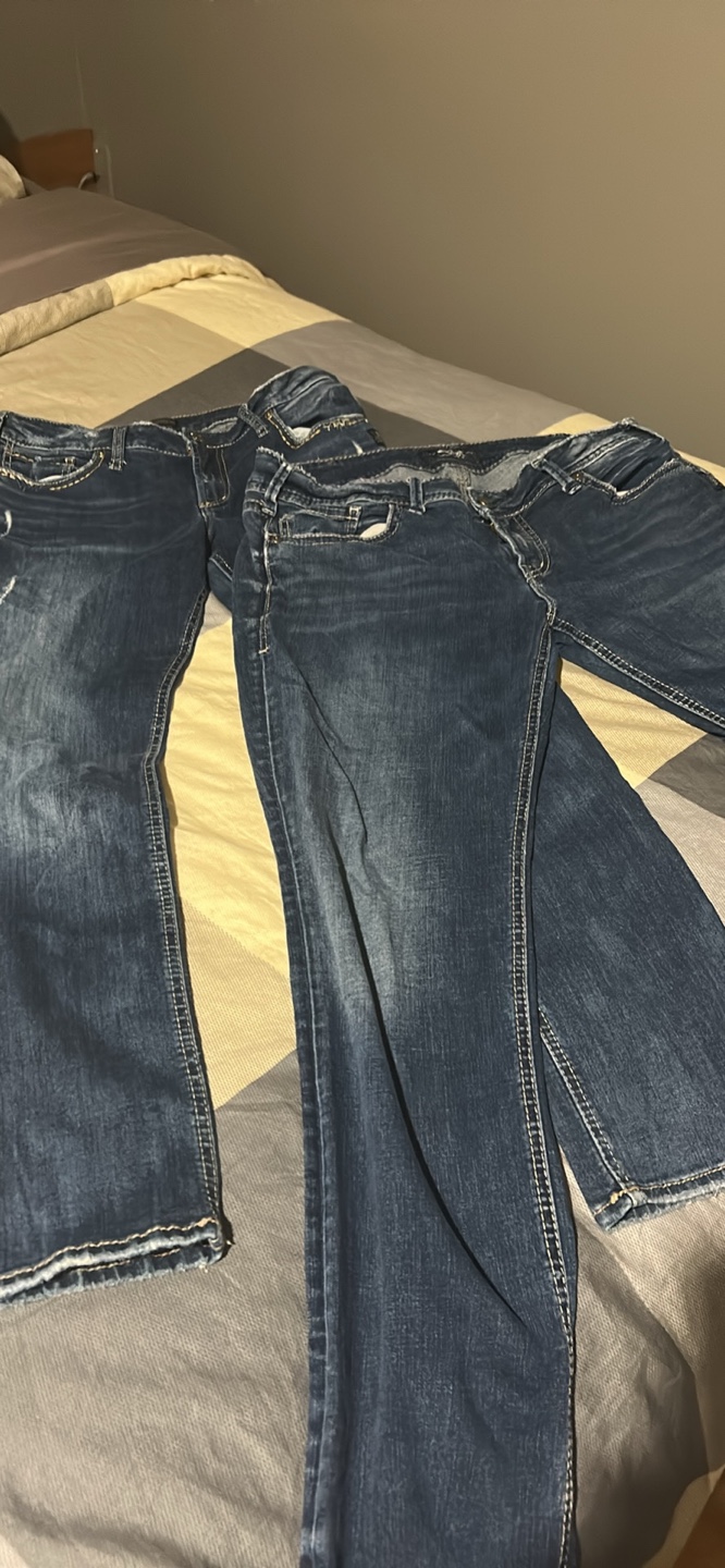 Two Pairs of Silver Jeans Co. Jeans