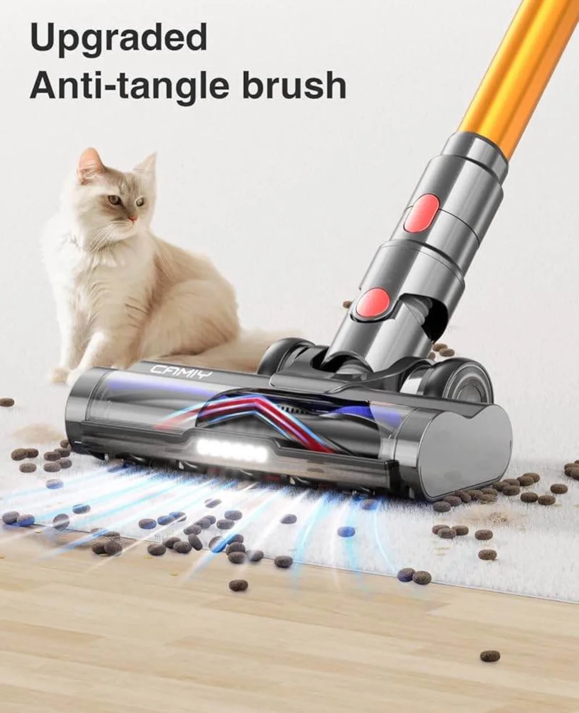 Cordless Vacuum Cleaner with LED Screen & Multiple Attachments image indicator(4)