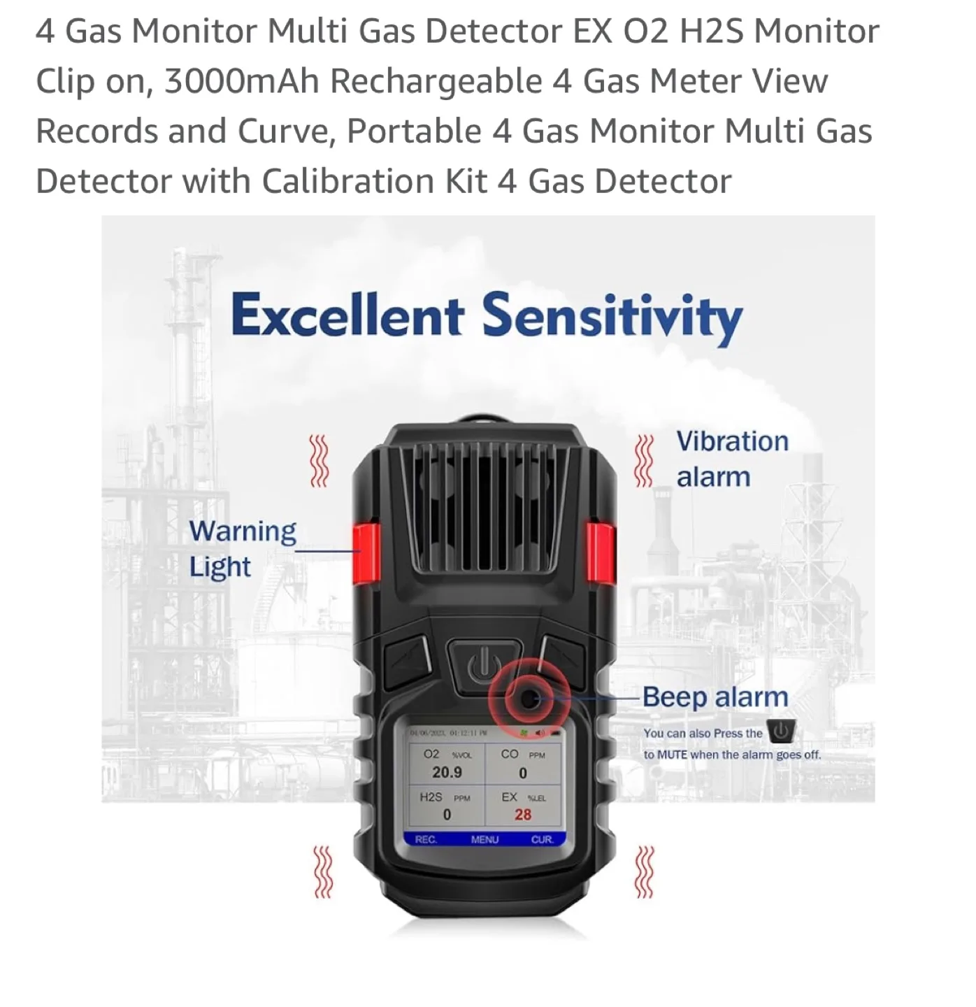 Four-in-One Gas Detector image indicator(9)