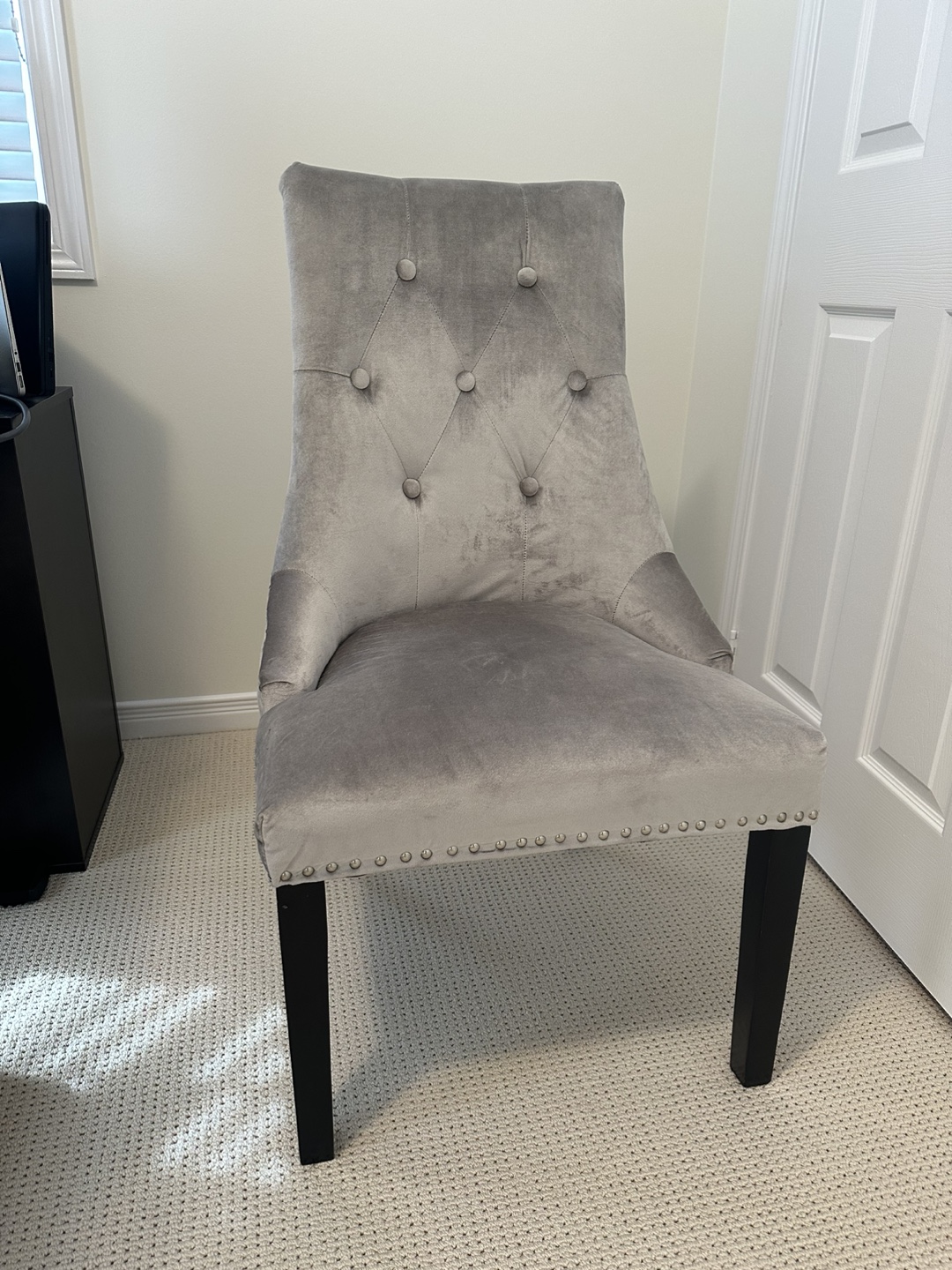 Wayfair Valet Accent Grey Chair