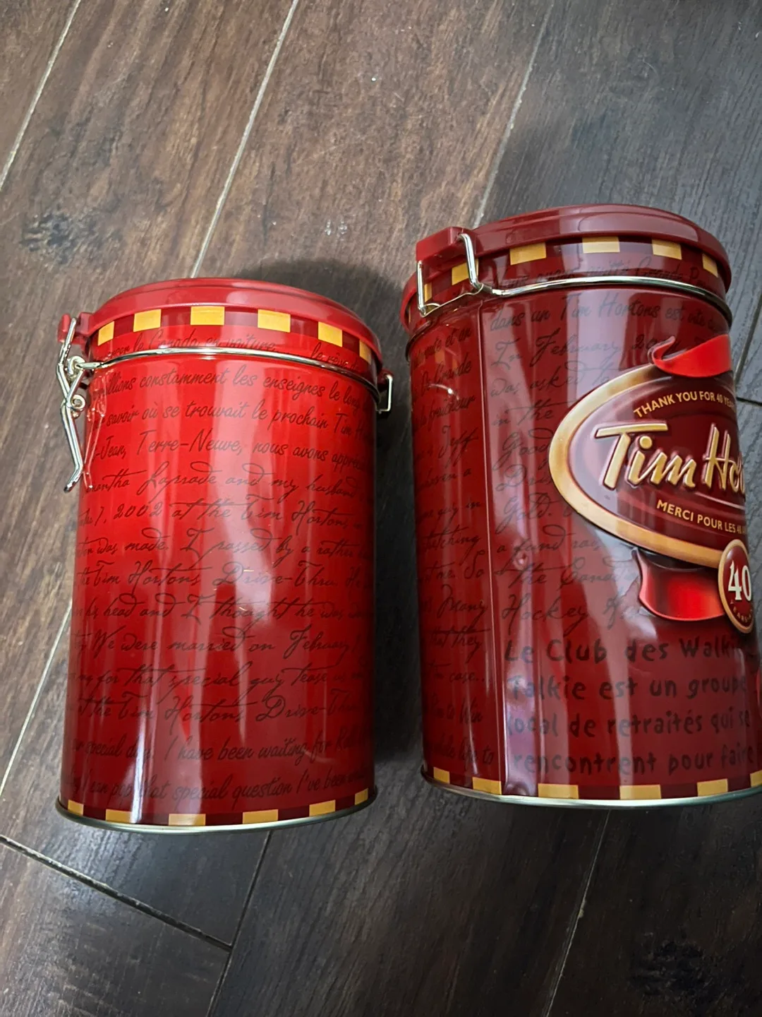 Vintage Tim Hortons 2004 Limited Edition Collector's Tins image indicator(2)