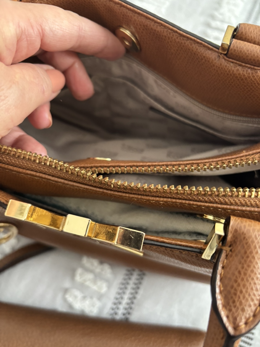 Michael Kors Brown Handbag and Wallet Set - photo 3