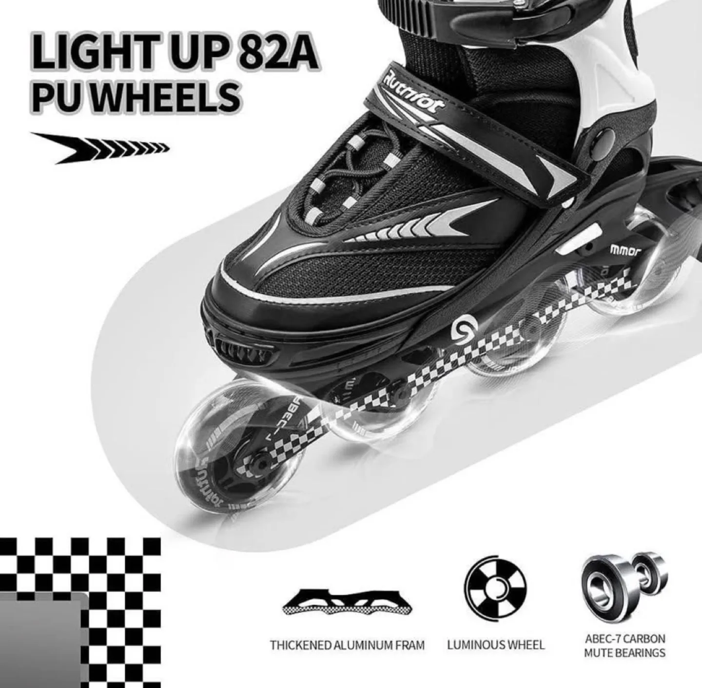 Kuxuan Skates Inline Roller Skates for Kids image indicator(5)