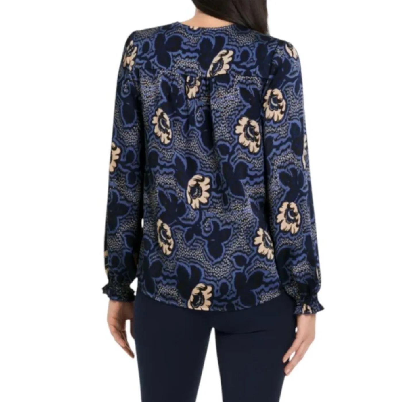 Ted Baker Long Sleeve Blouse, Size S/P, Floral Print image indicator(3)