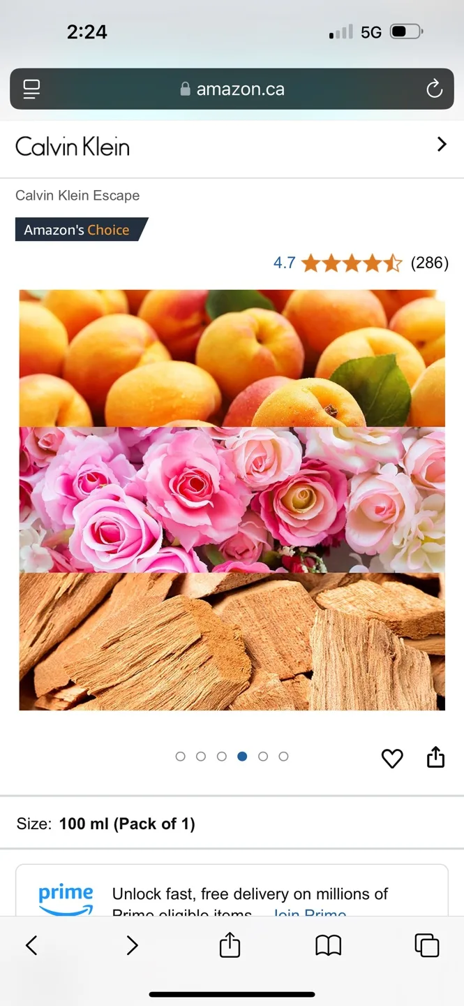 Calvin Klein Escape Eau de Parfum Spray, 100ml image indicator(4)