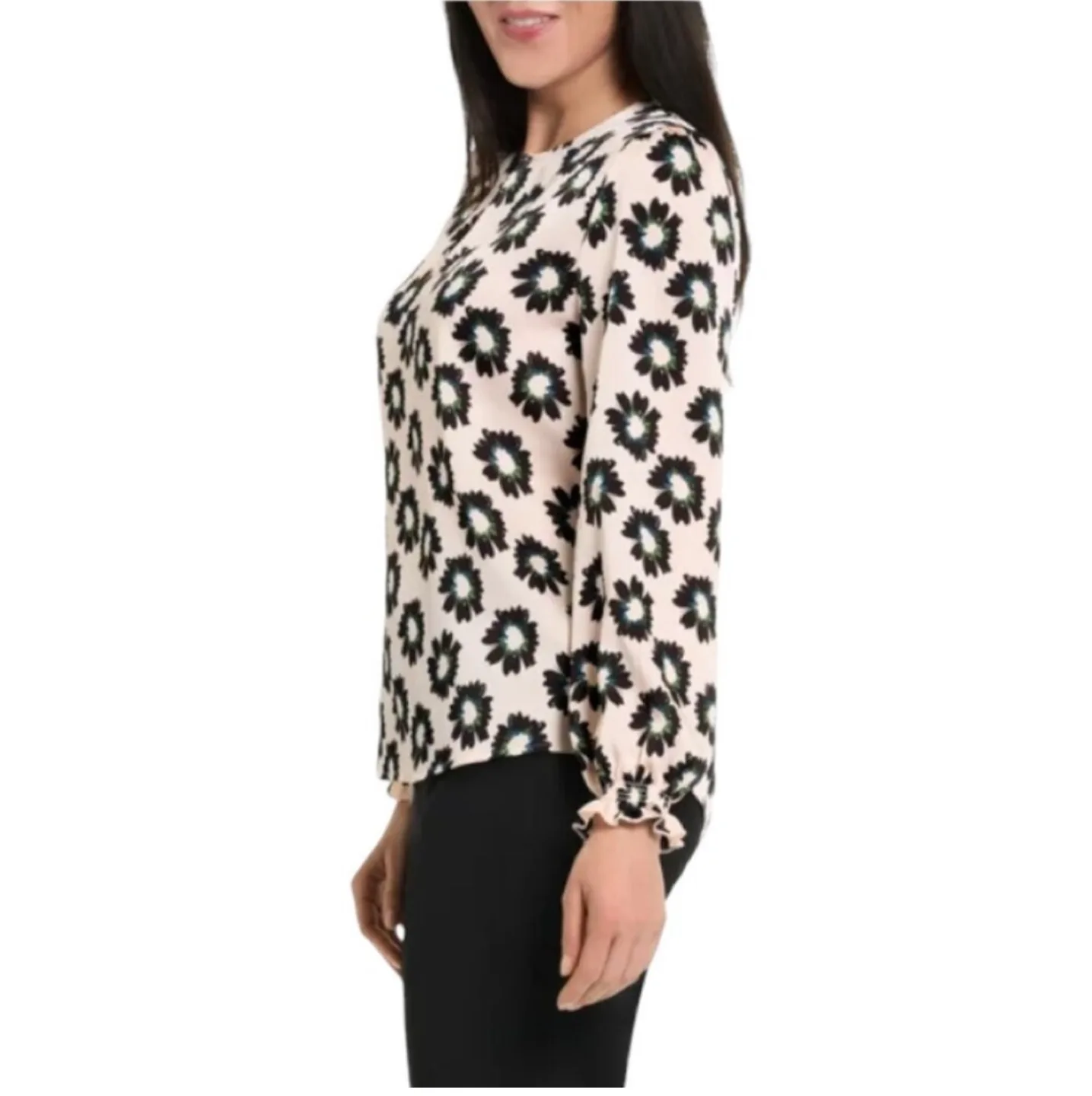 Ted Baker Women's Floral Blouse - Size M and L image indicator(2)