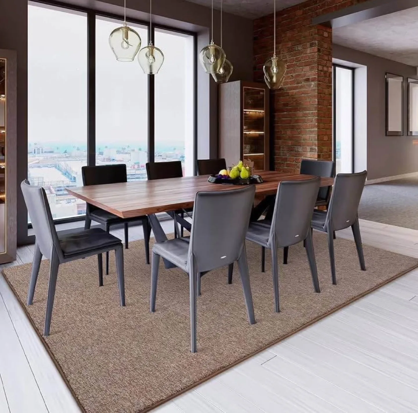 5*7 Machine Washable Area Rug - Soft, Non-Slip Backing image indicator(7)